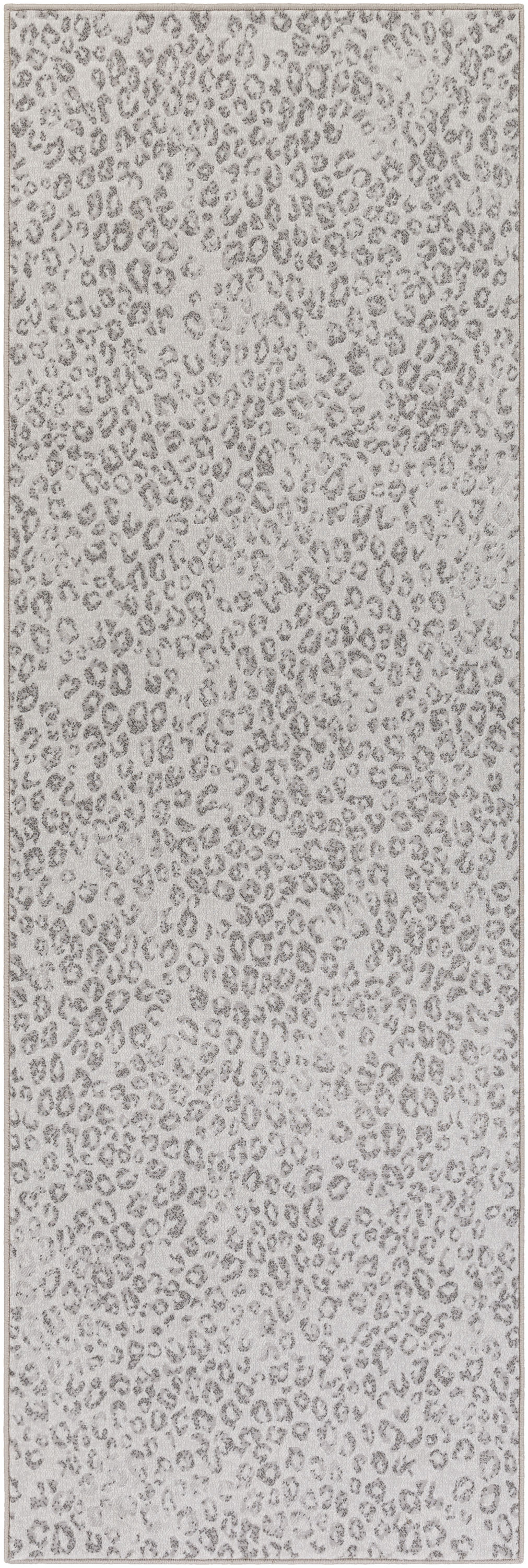 Surya CPO3852-27710 Contempo 3 x 8 (ft) Polypropylene Light Gray Rectangular Indoor Animal print Mid-Century Modern Area rug