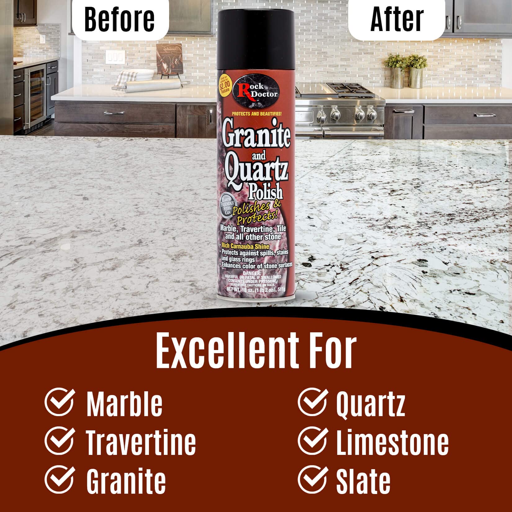 Rock Doctor Granite and Marble Polish Spray