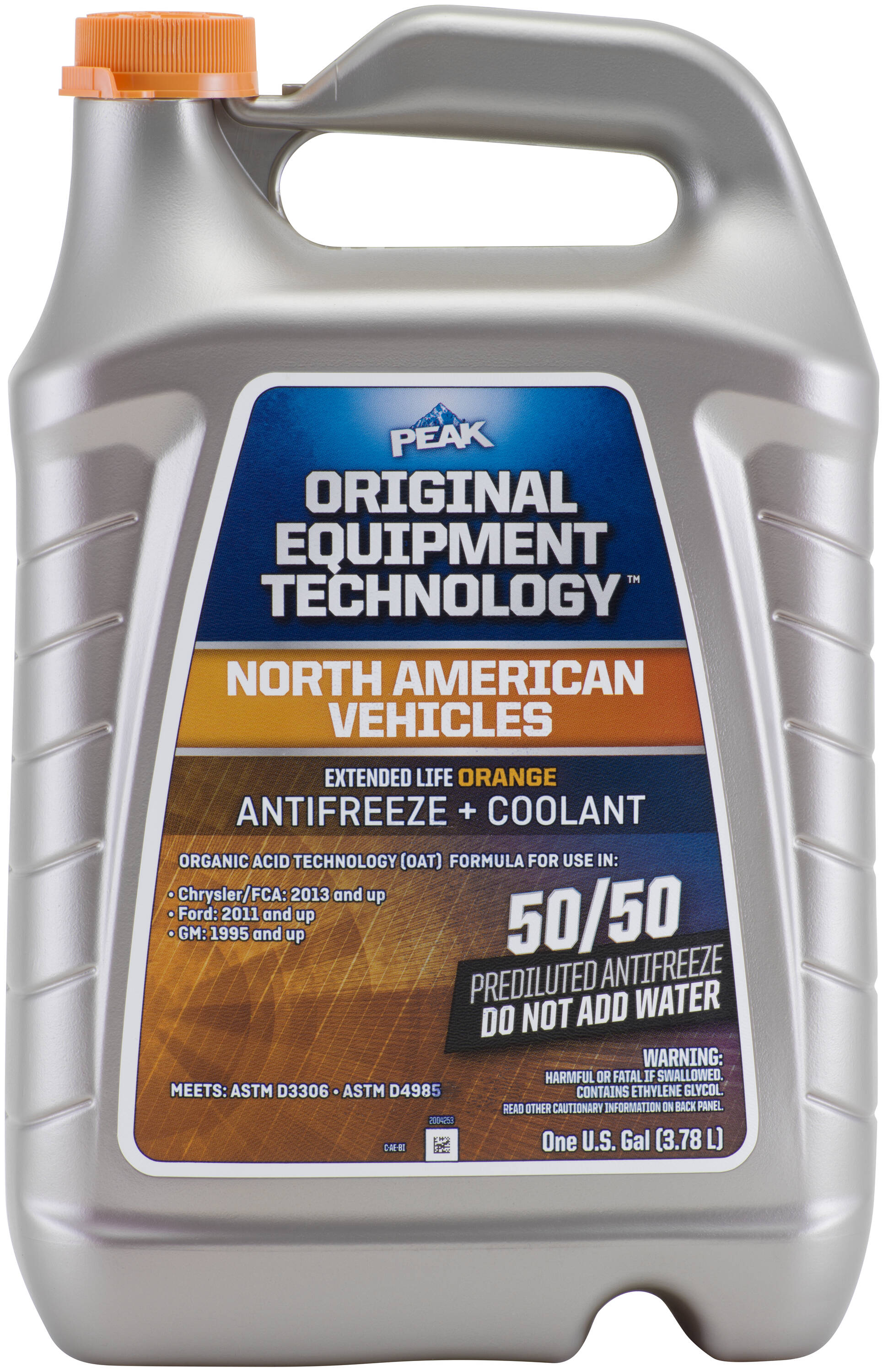 PEAK 6 -Pack 1 -Gallon Antifreeze #NAOB53