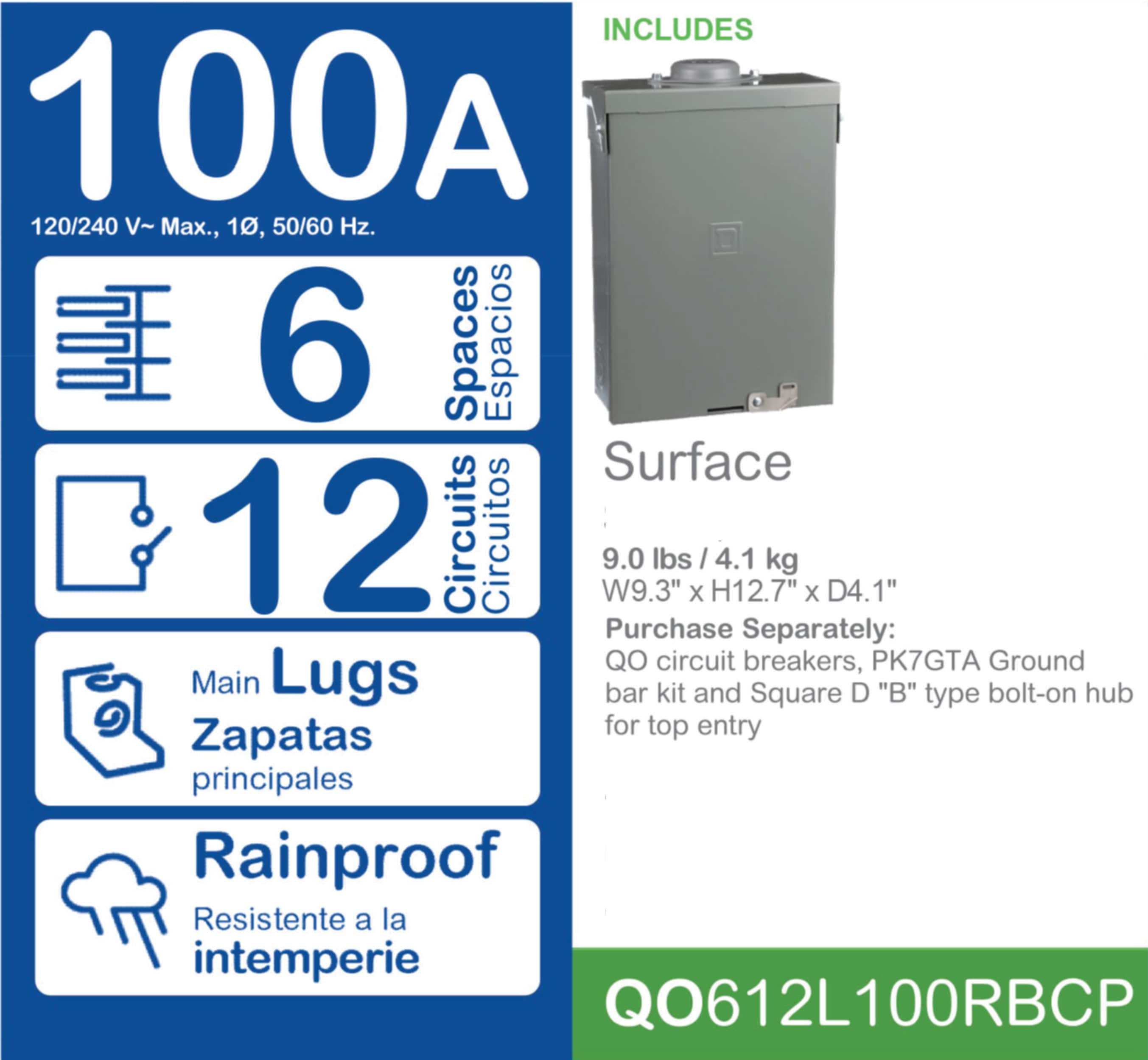Square D QO612L100RBCP Load-Centers - View #5