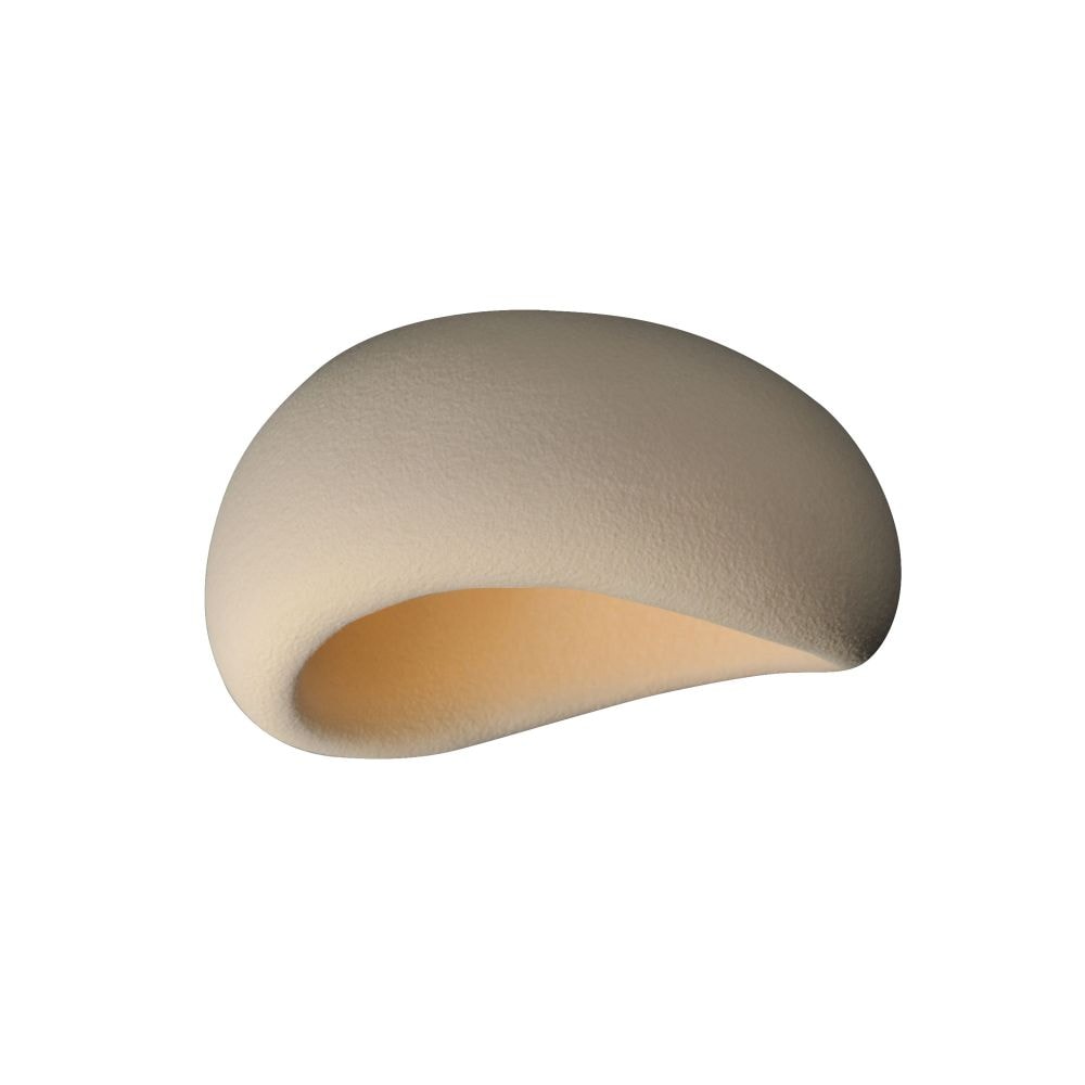 Moeraki 1 - Light Oyster - LED Steel Flush Mount Light
