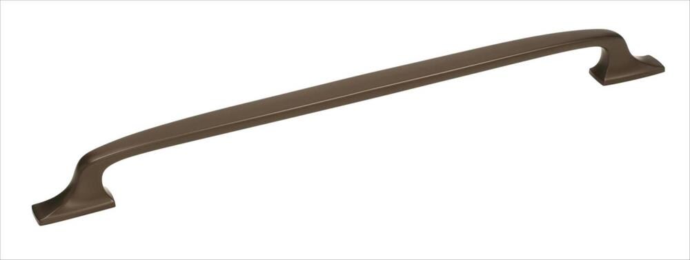Amerock 1853566 Highland Ridge 18-in Center to Center Caramel Bronze Rectangular Appliance For Use On Appliances Drawer Pulls