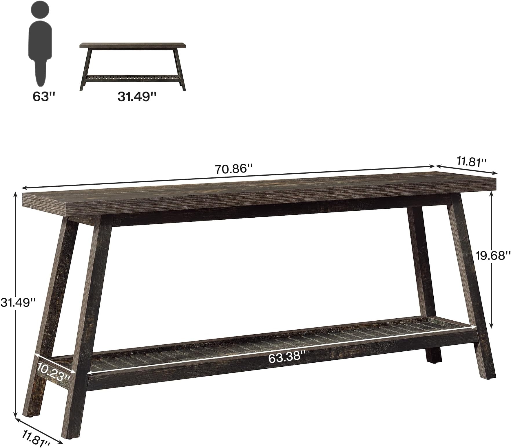 Blisstyle MPN9 Console-Sofa-Tables - View #2