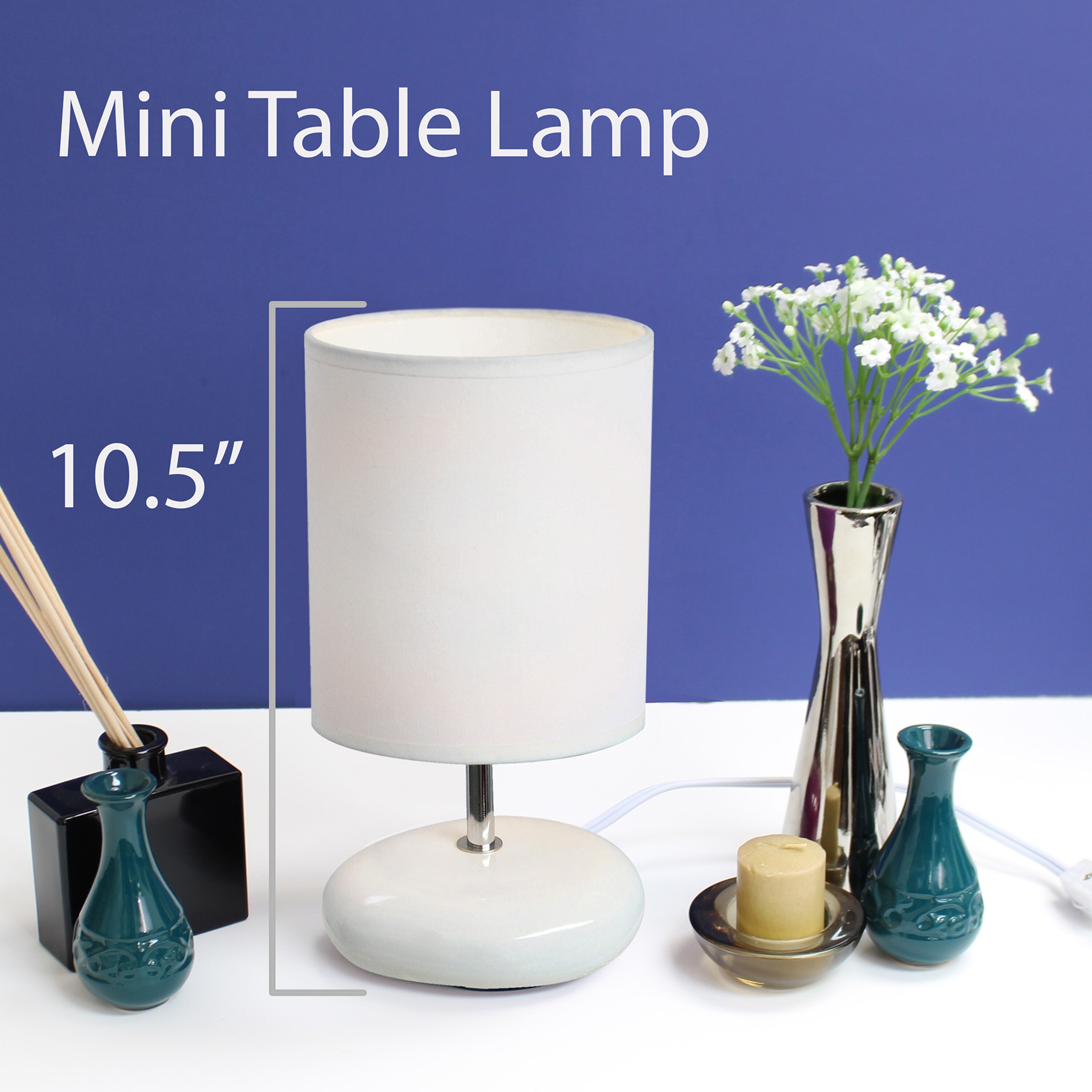 Simple Designs LT2005-WHT Table-Lamps - View #5