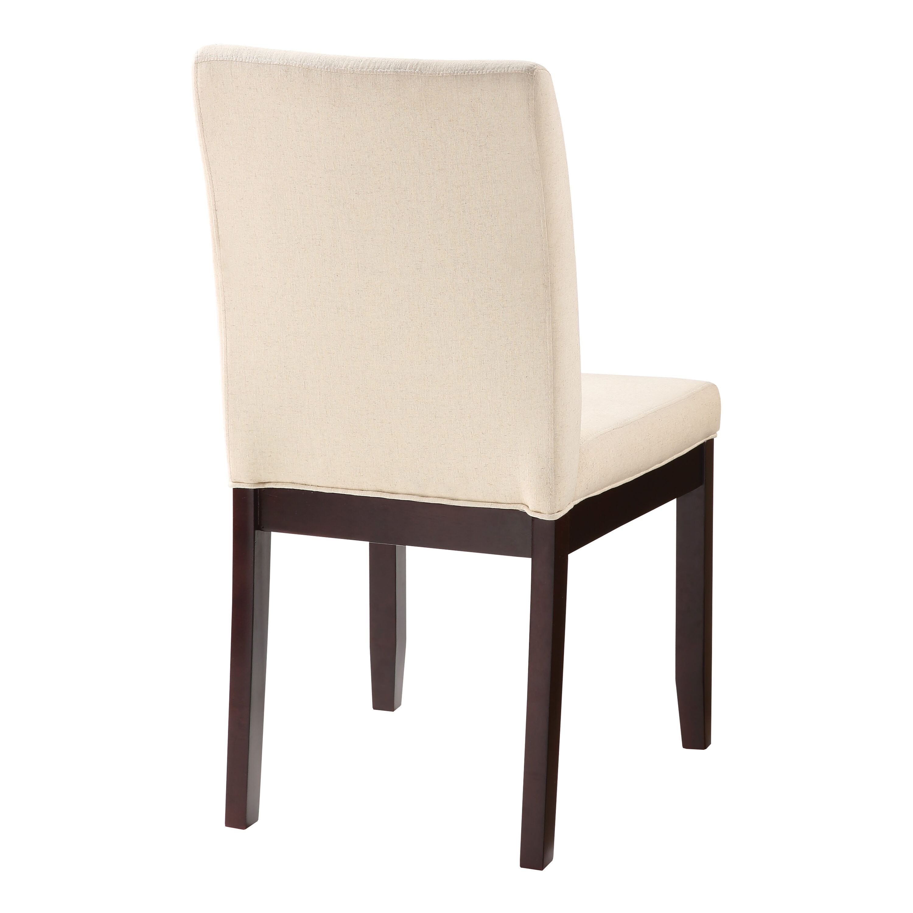 High Back Linen Upholstered Parsons Side Chair