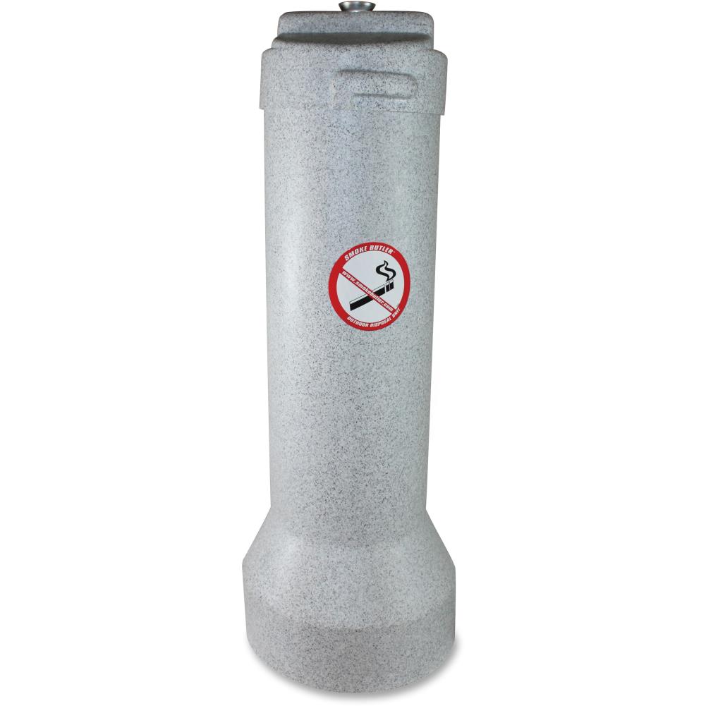 Impact Outdoor Smoker’s Receptacle- 25in Height- Aluminum, Steel- Gray Granite IMP44503 Uae Electronic uaeelectronic.com