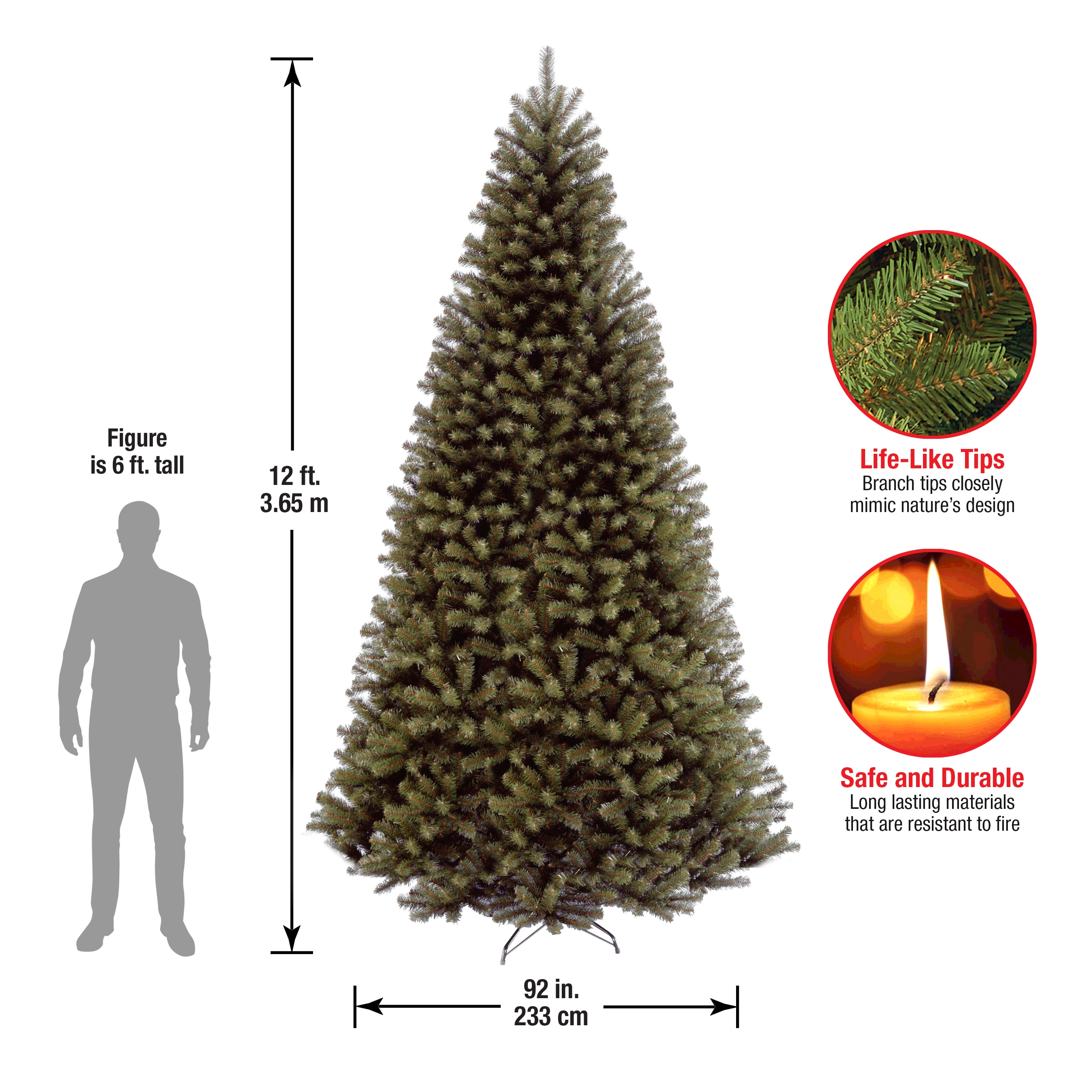 National Tree Company NRV7-500-120 Artificial-Christmas-Trees - View #5