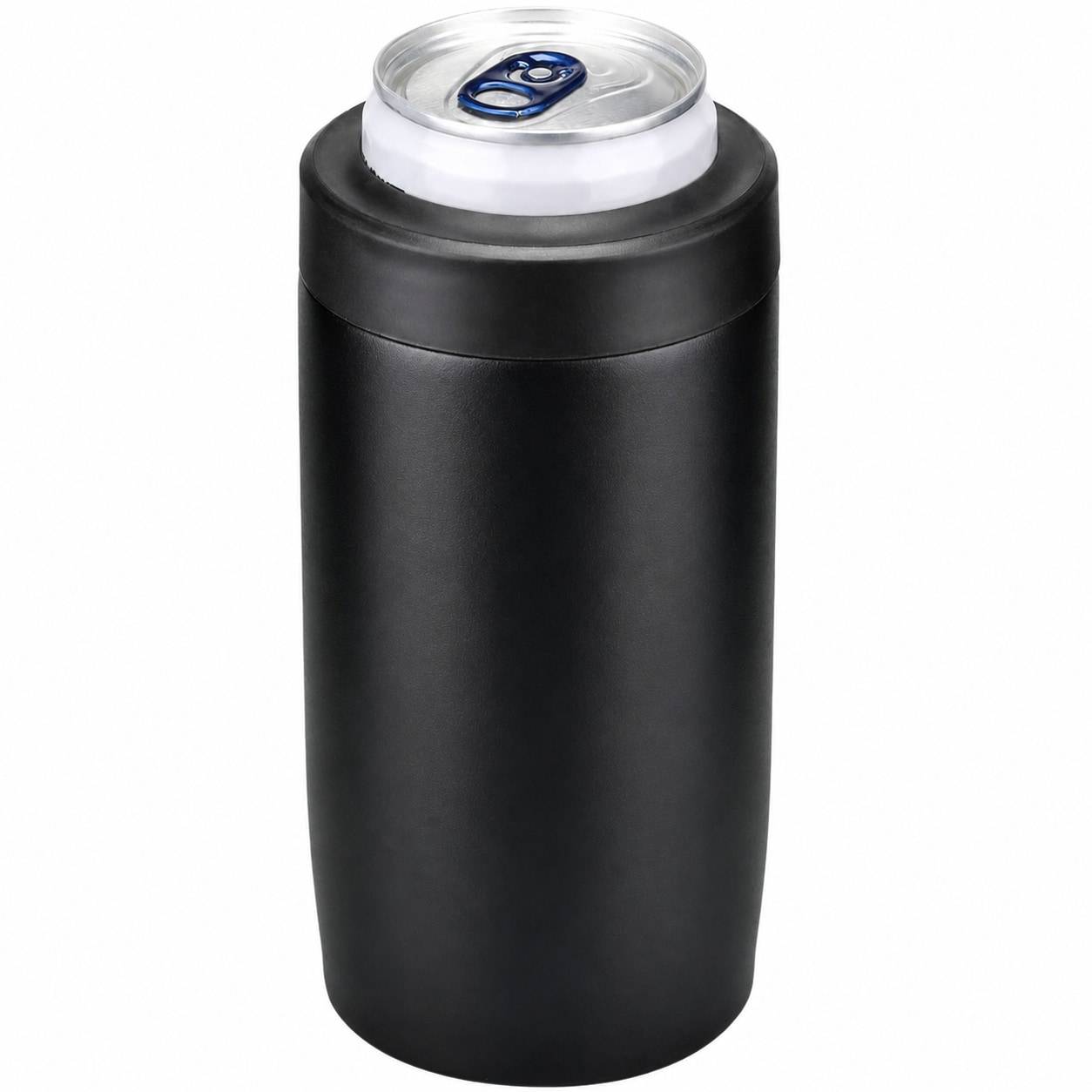 Aoibox  12 oz 4 in 1 Black Stainless Steel Insulated Can Holder for Slim Cans Bottles and Cup Use for Outdoor Use