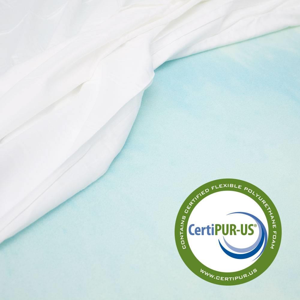 eLuxury EF3.0FOAMTOPPERQN Mattress-Covers - View #5