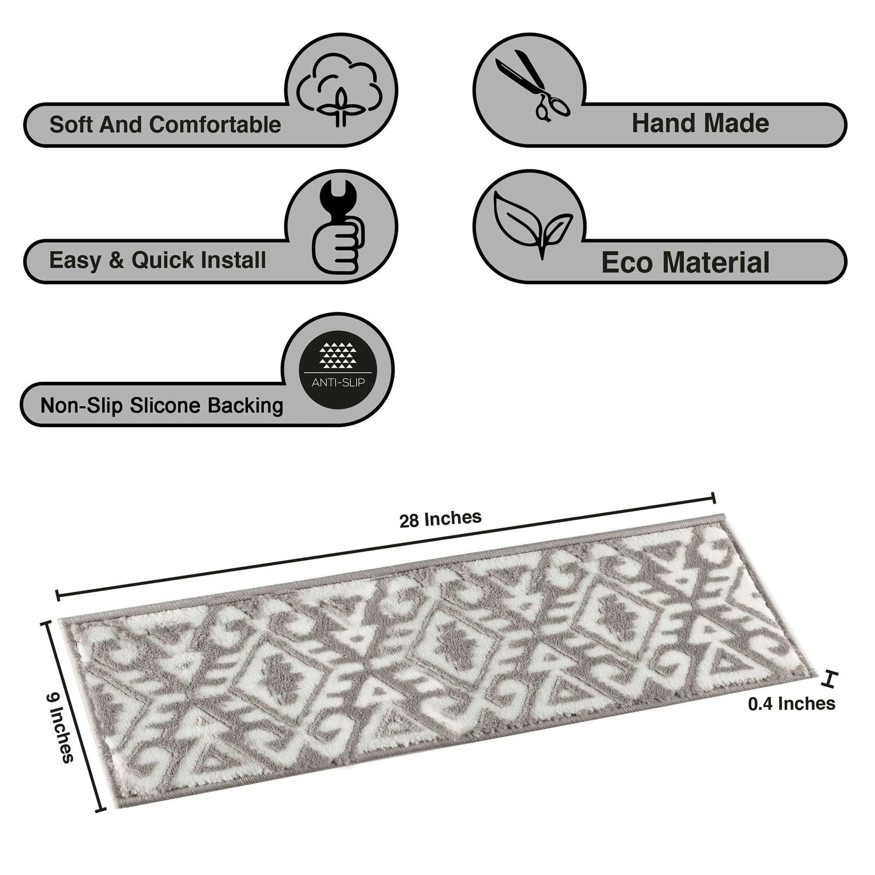 The Sofia Rugs Non-Slip Carpets (Set of 10) Staı,r Treads 1 X 2 (ft ...