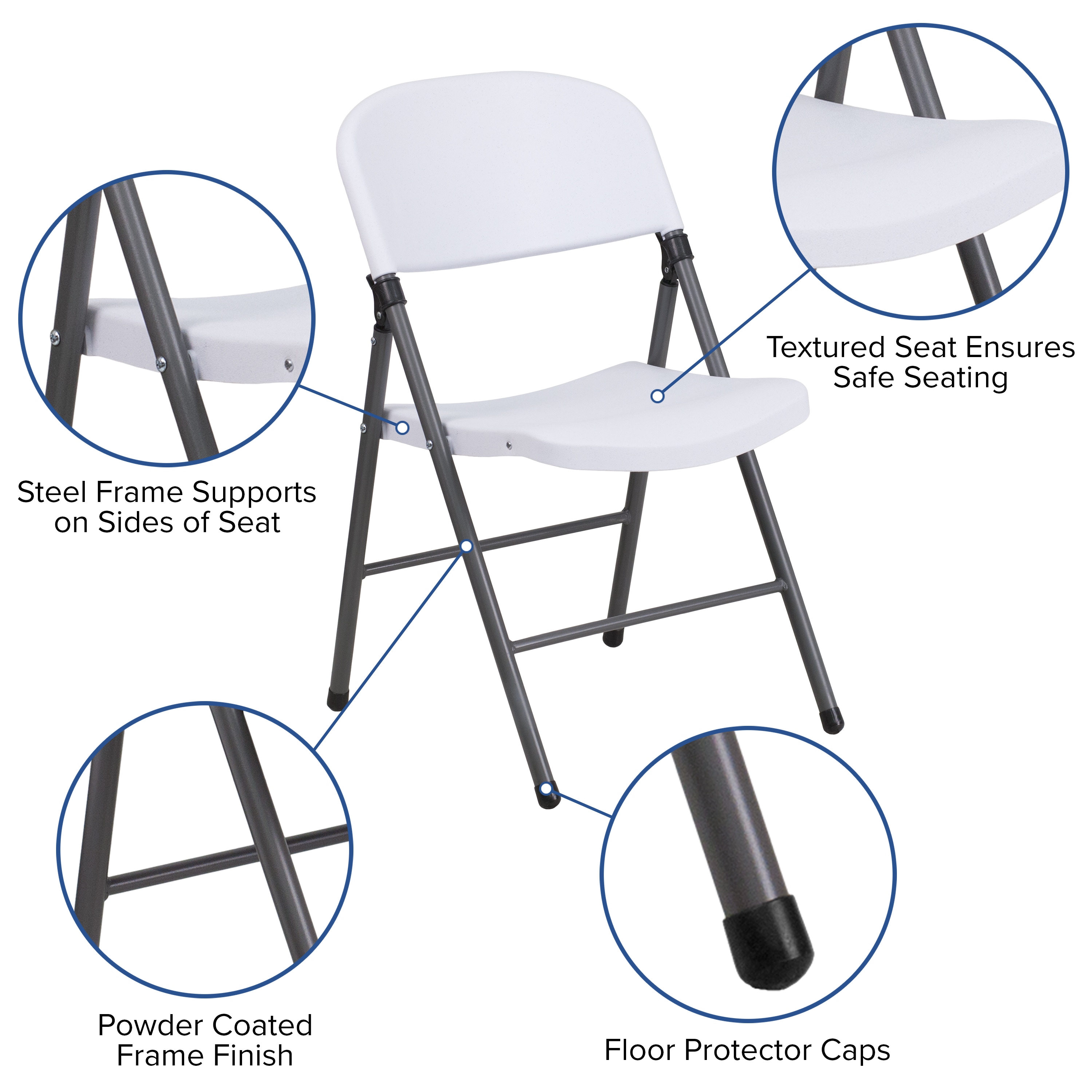 Lowes plastic deals folding chairs