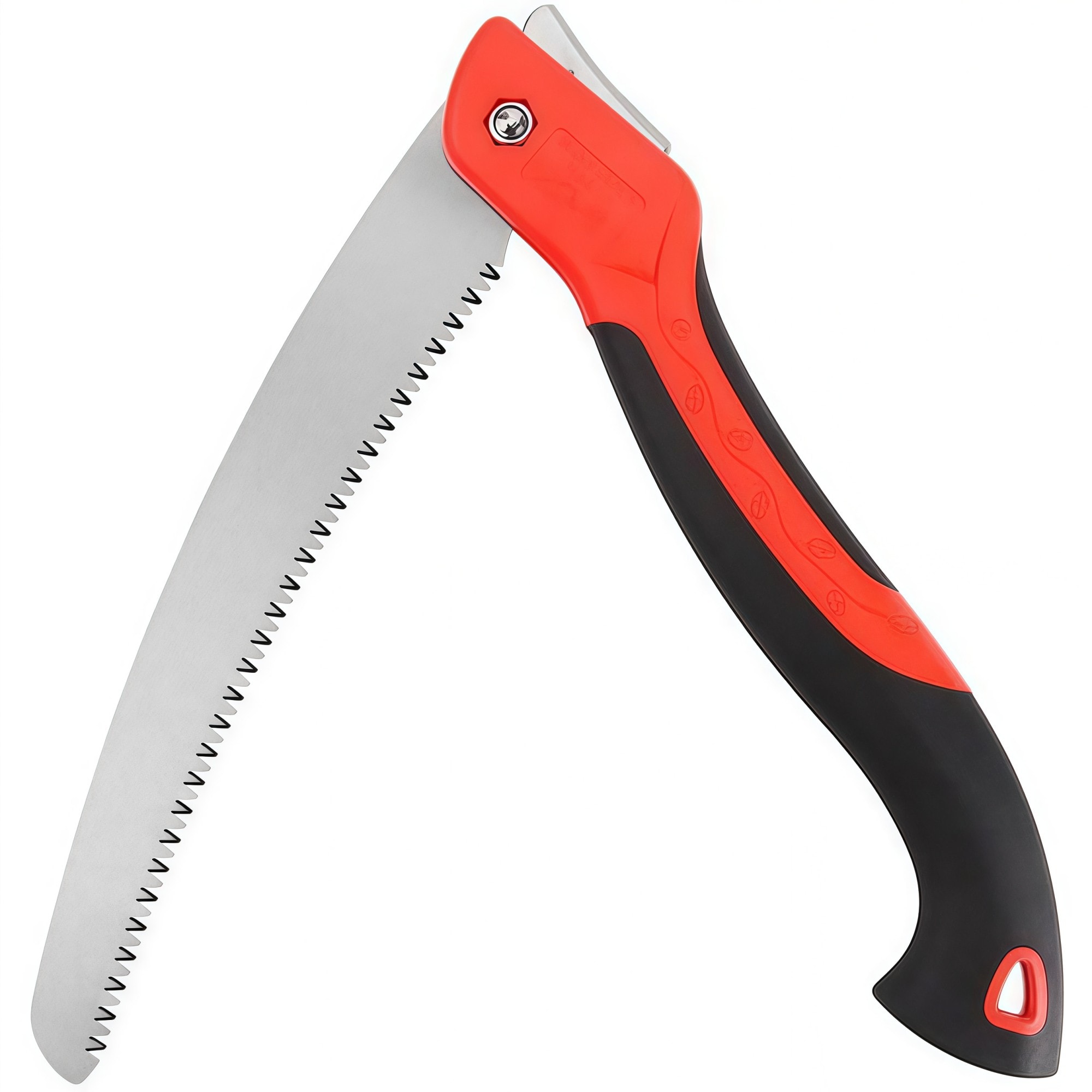 Numhew 10in L Folding 3-Blade Red Pruning Saw