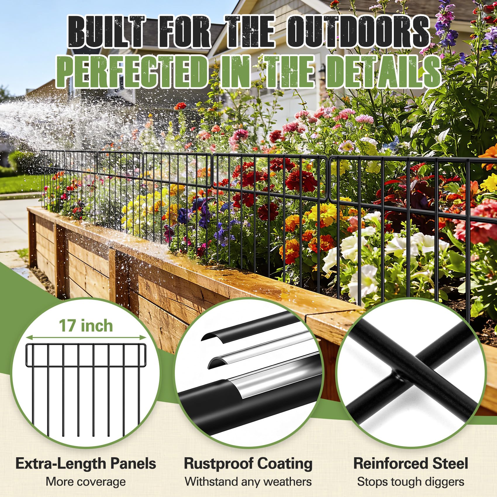 Afoxsos LAF0304F22 Garden-Utility-Fencing - View #4
