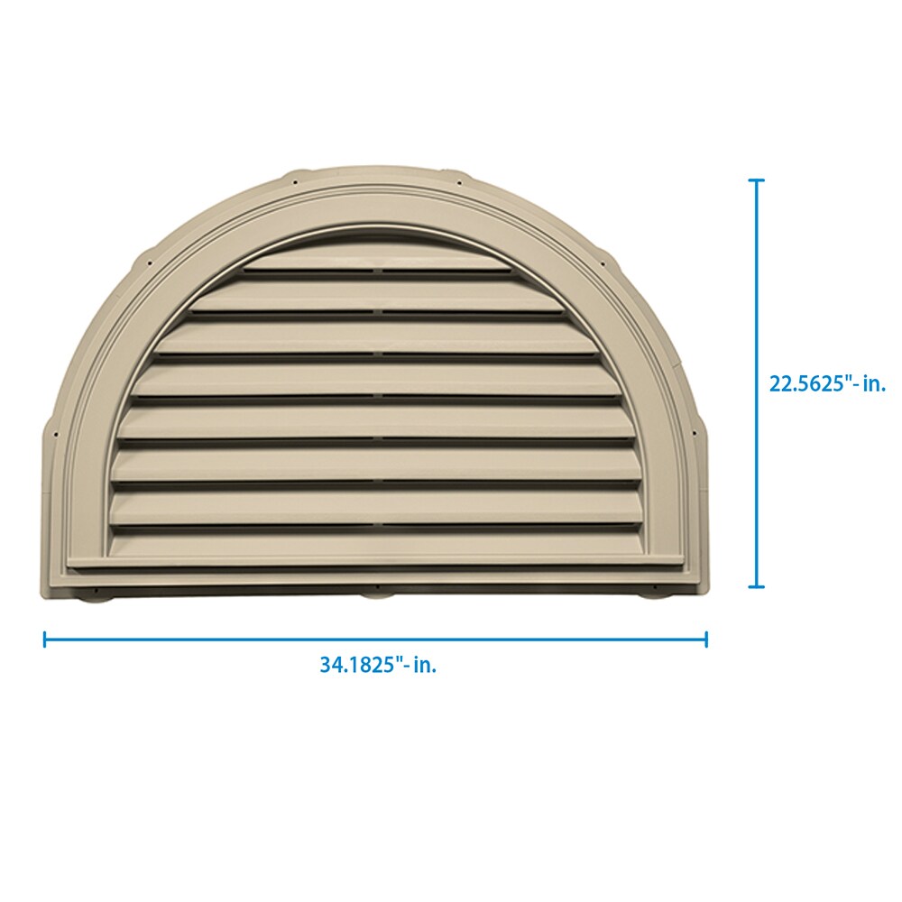 Builders Edge 120023422049 Gable-Vents - View #3