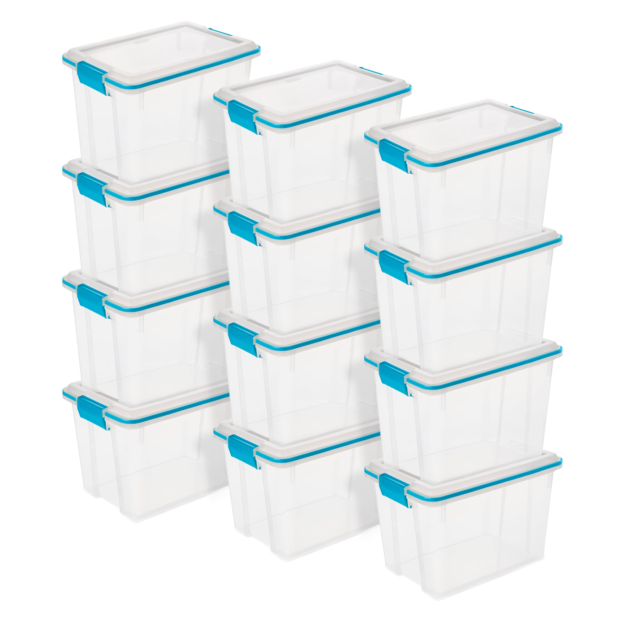 Sterilite 100664 12 -Pack Medium 5 -Gallons ( 20 -Quarts ) Clear - 20 Quart Tote