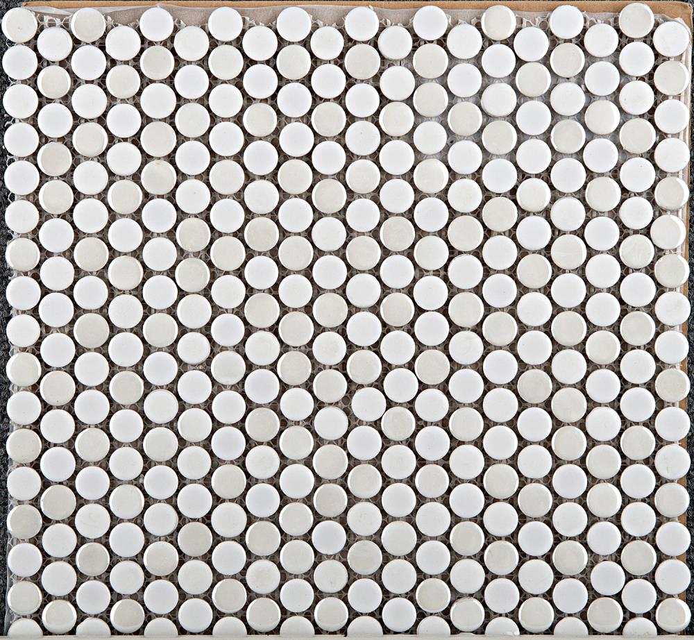 Emser -Miletone 11-Pack White Porcelain Border Tile (12-in x 12-in)