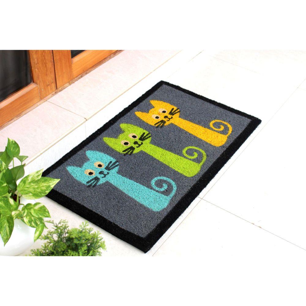 J&V Textiles Home Outdoor Coir Doormat 18 x 30