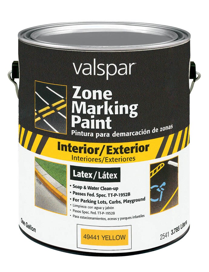 Valspar Zone Yellow Latex Marking Paint (1-Gallon) in the Marking Paint  department at