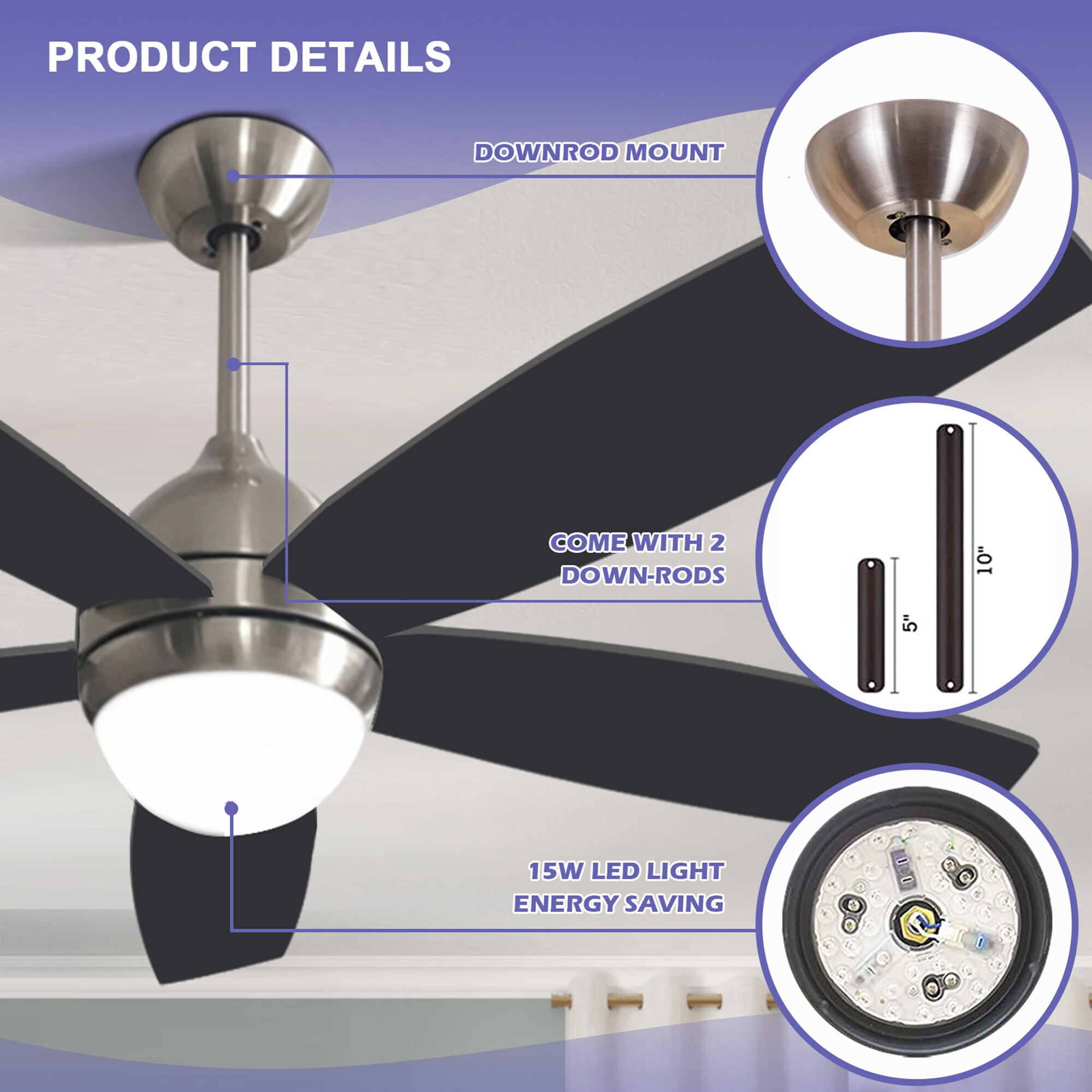ExBrite DICF0039 Ceiling-Fans - View #3