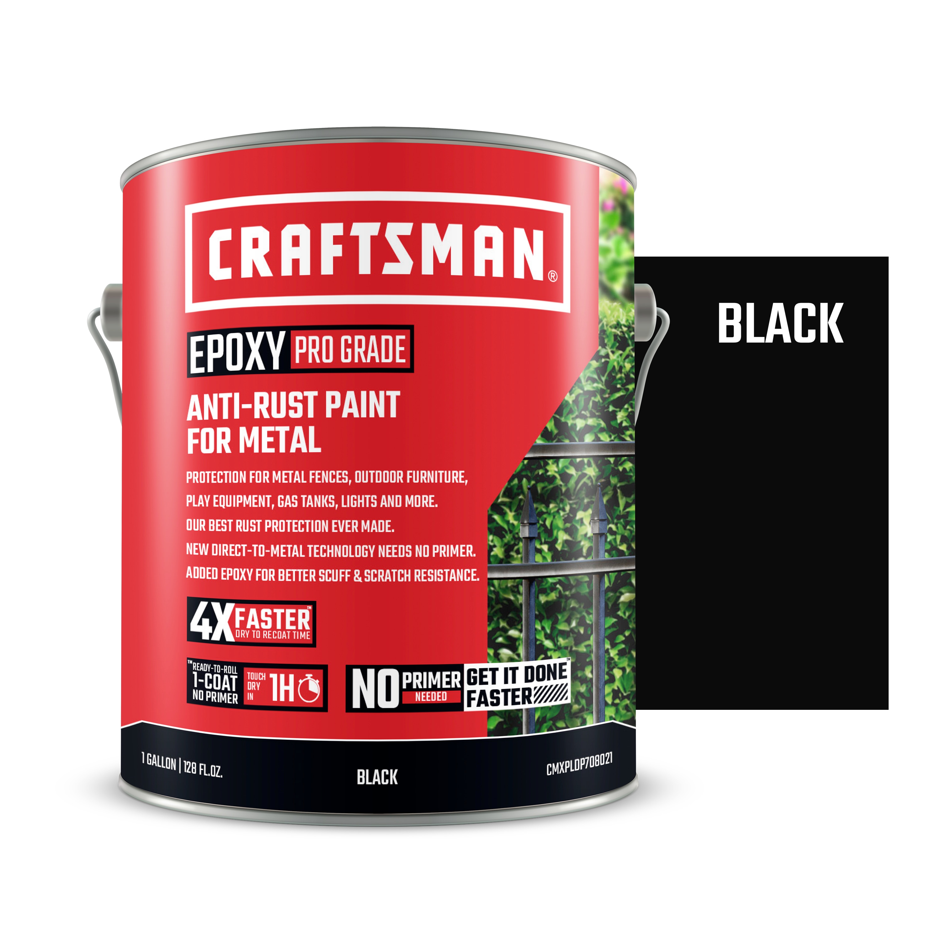 Craftsman CMXPLDP708121 Metal Antirust Coating Black