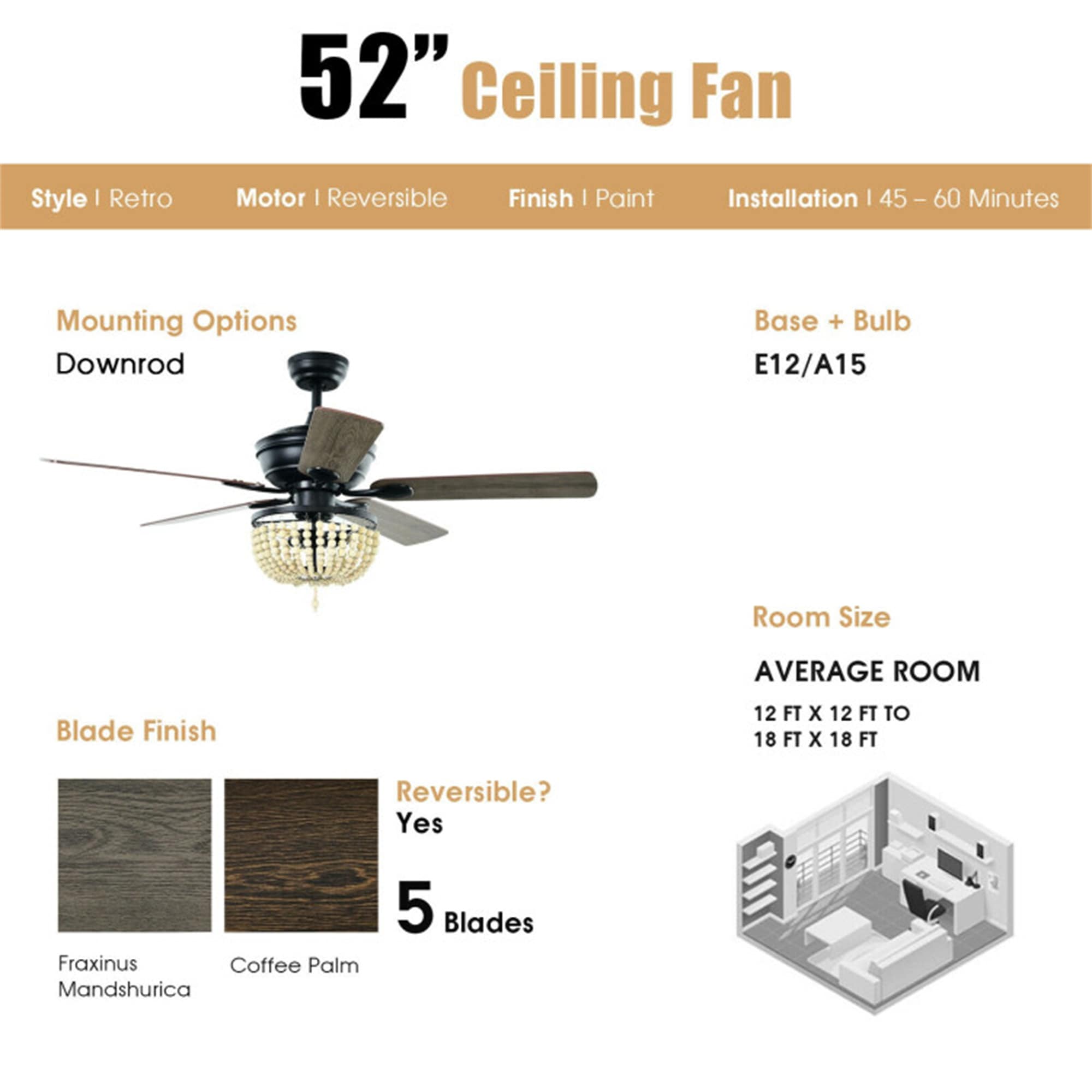 BABOOM BOM-66US-BK-CO Ceiling-Fans - View #7