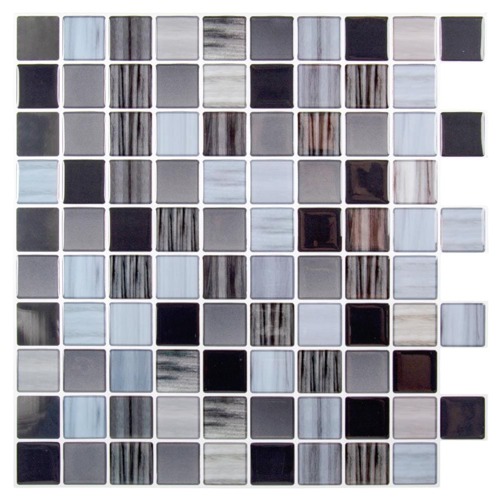 Truu Design 10707DF-6 10-in W x 10-in H Self-adhesive Multiple Colors/Finishes Geometric Wall Decal