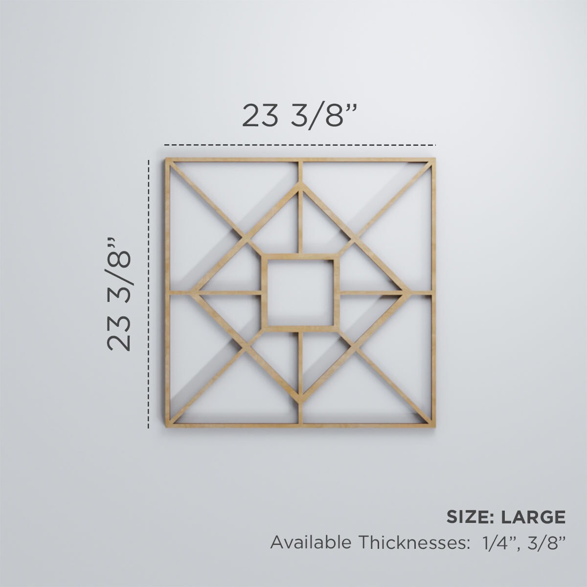 Ekena Millwork WALW24X24X0250JTNWA Wall-Panels - View #3