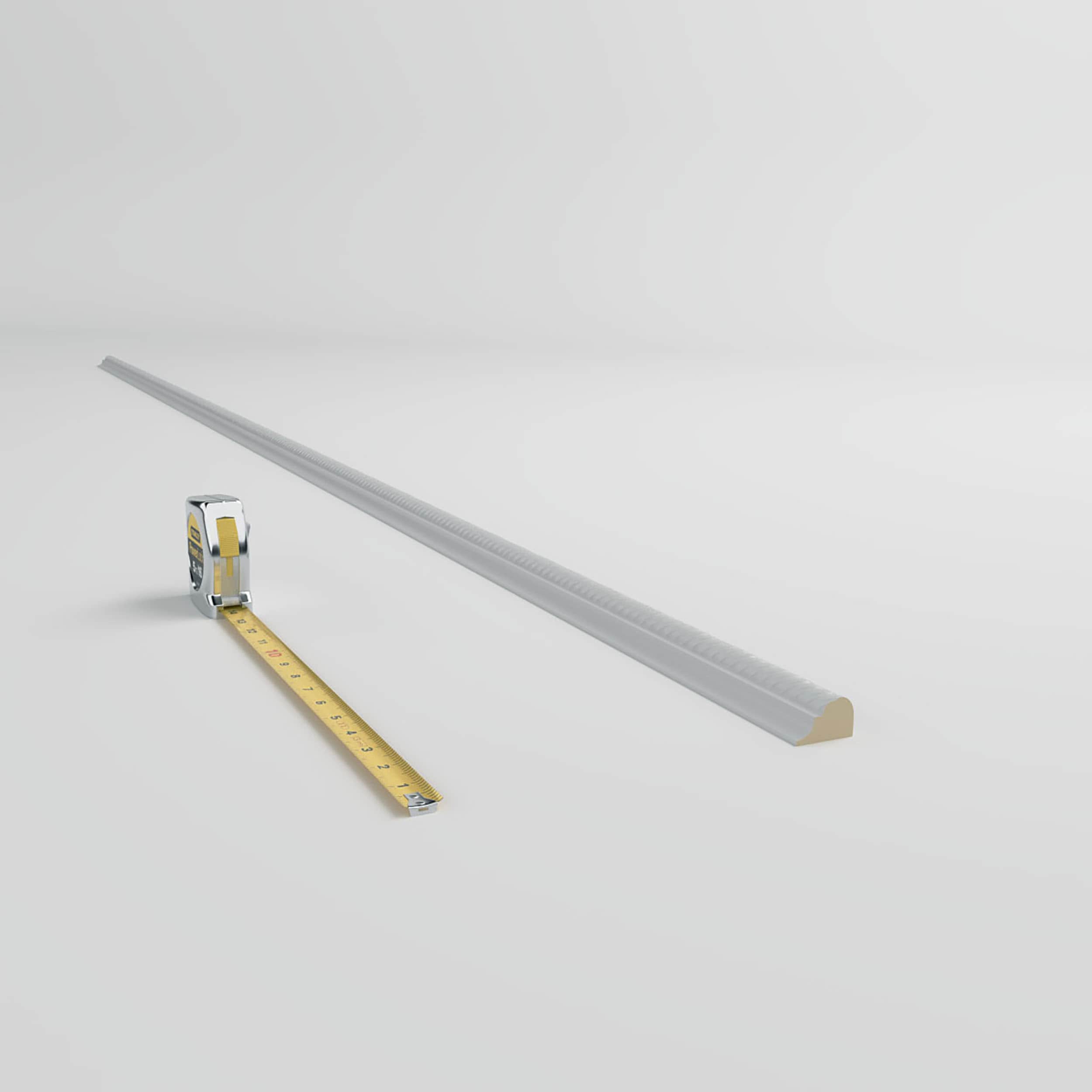 Alexandria White Urethane Decorative Chair Rail Moulding