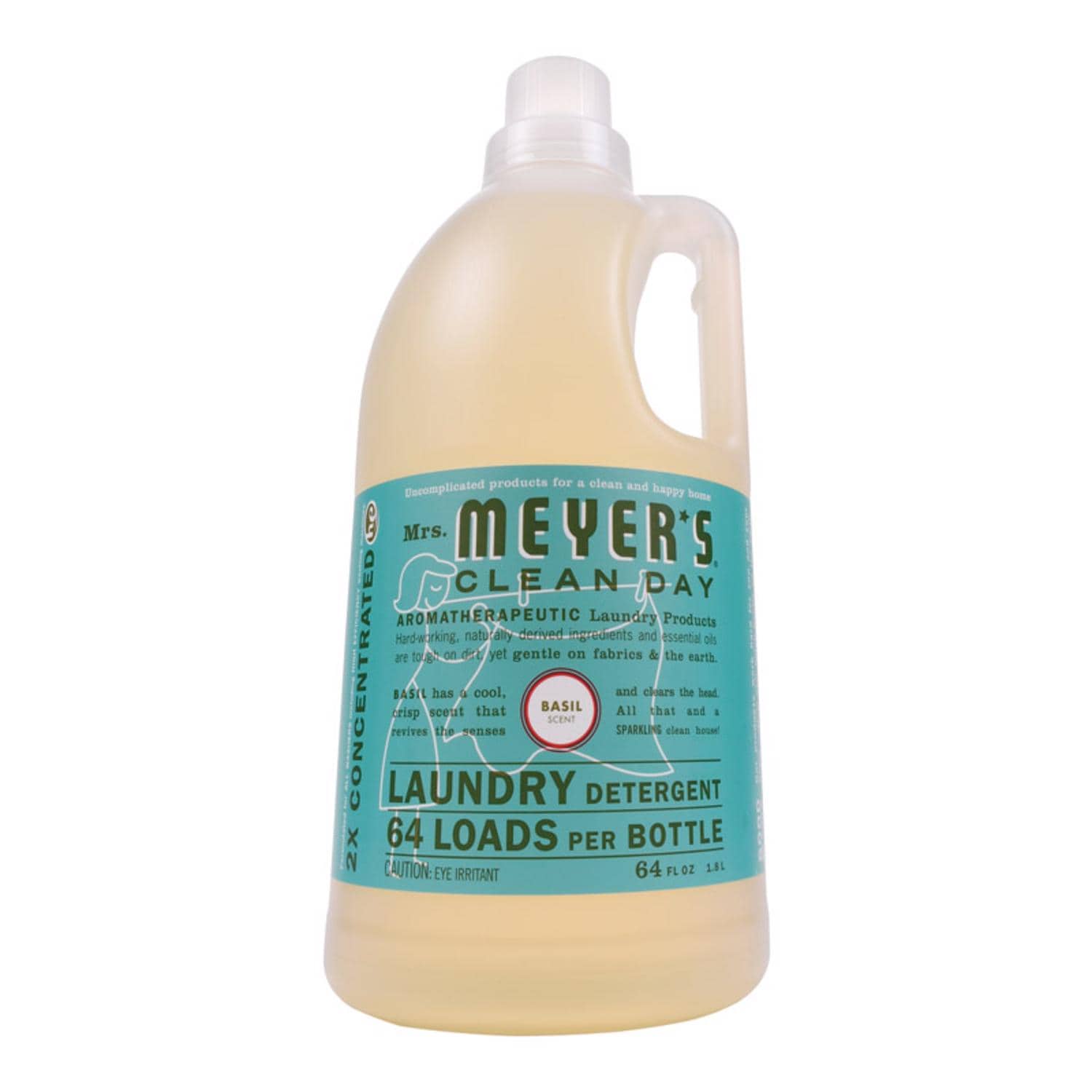  Basil Scent Laundry Detergent Liquid 64 oz