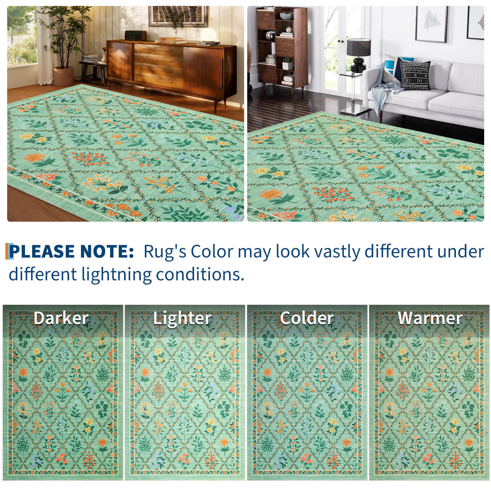 Qeetex SUNNY-PHK-34SH6YNE rugs - View #9