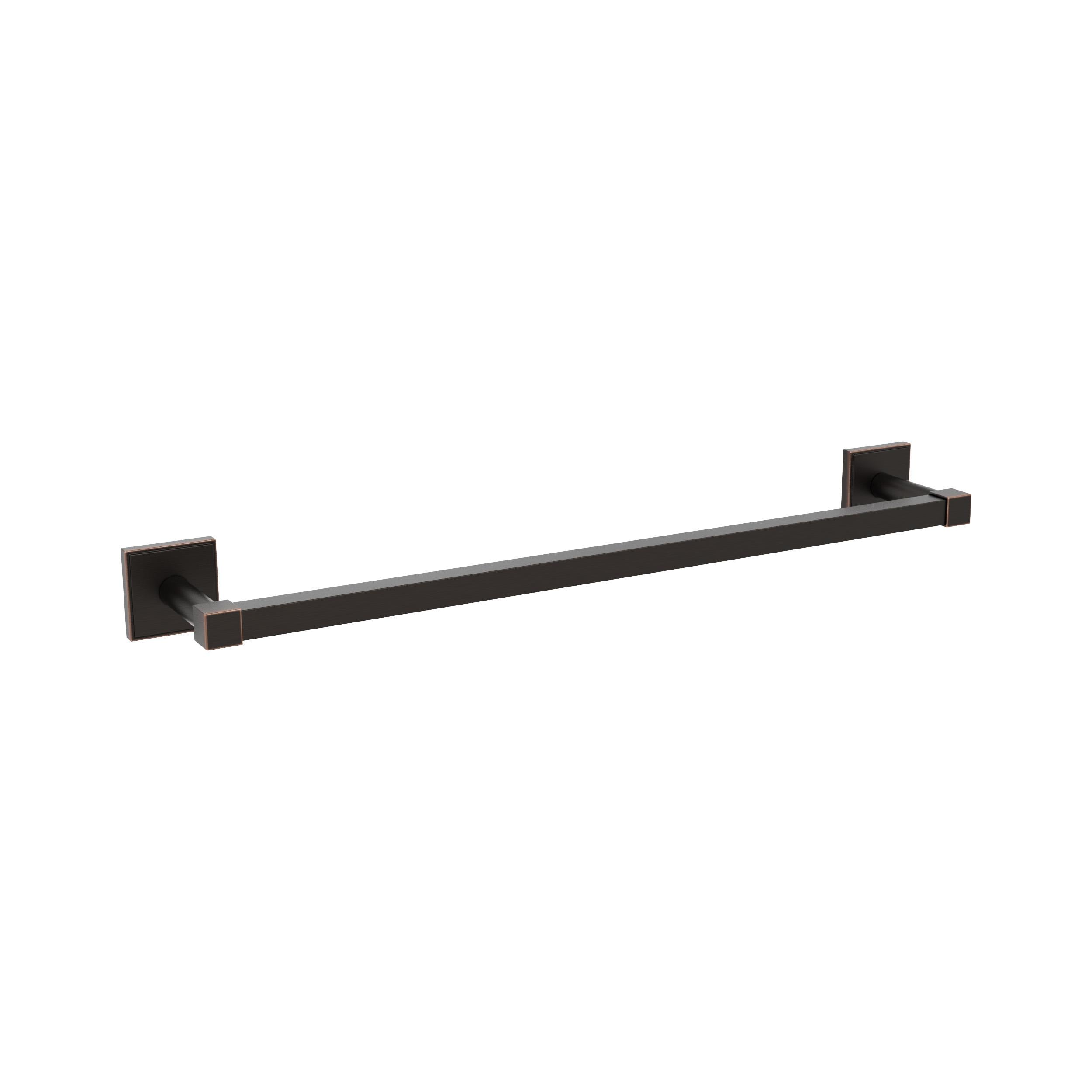 Amerock BH36073ORB Appoint 18-in Oil Rubbed Bronze Wall mount Single Towel Bar