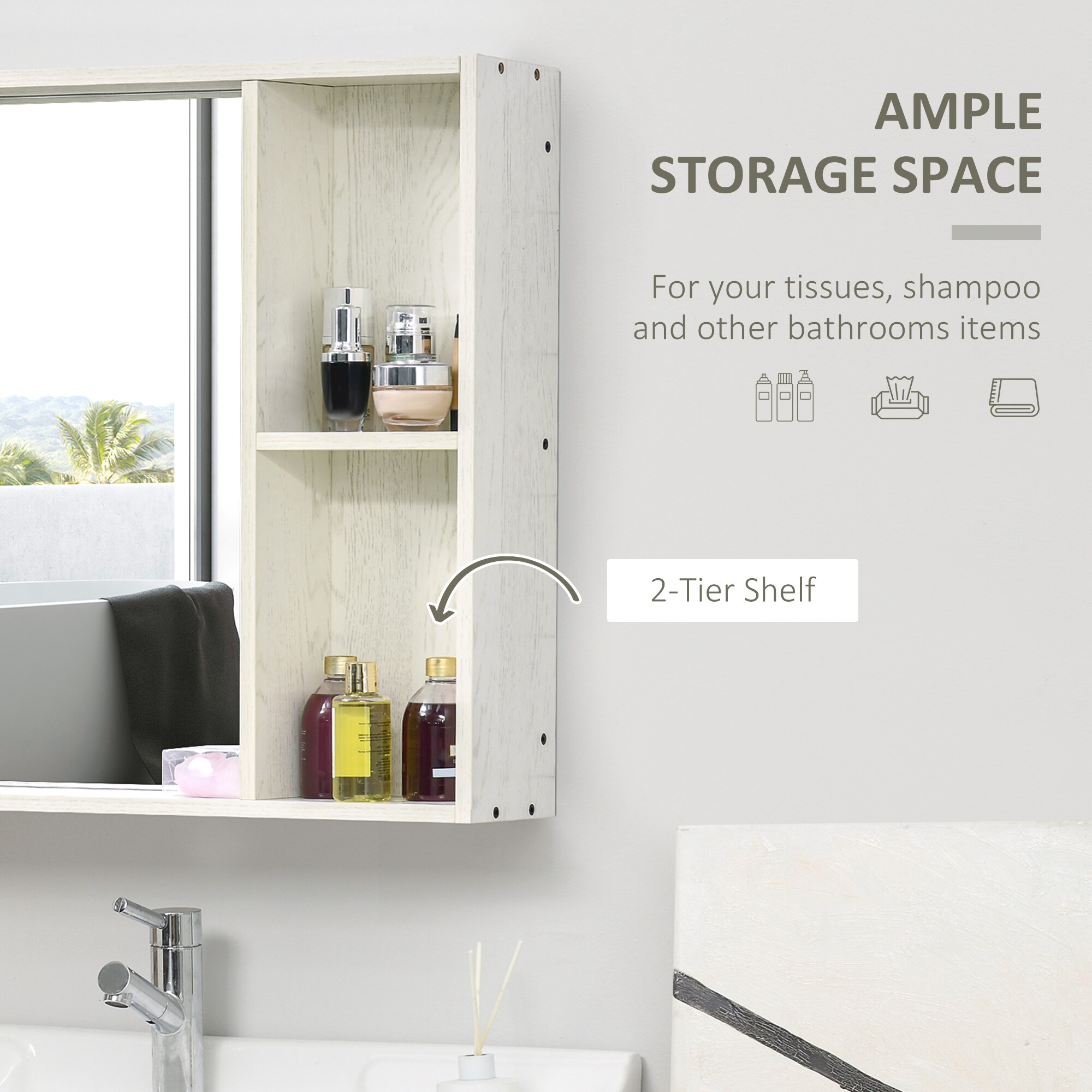 Forclover HBV-AO60359 Bathroom-Medicine-Cabinets - View #4