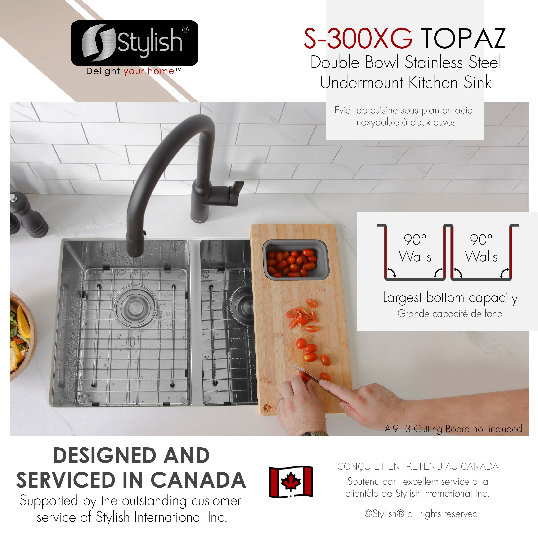 Stylish S-300XG1 Kitchen-Sinks - View #7