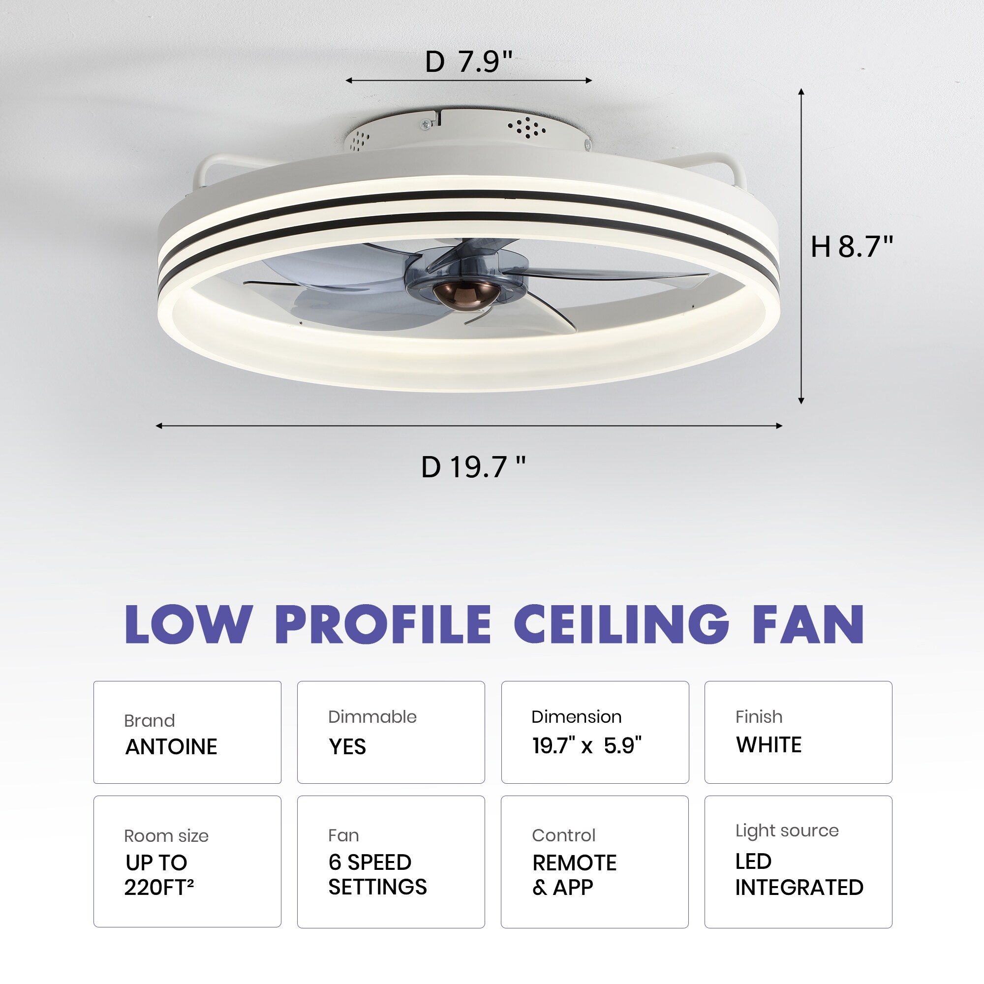 Antoine BLW010 Ceiling-Fans - View #4