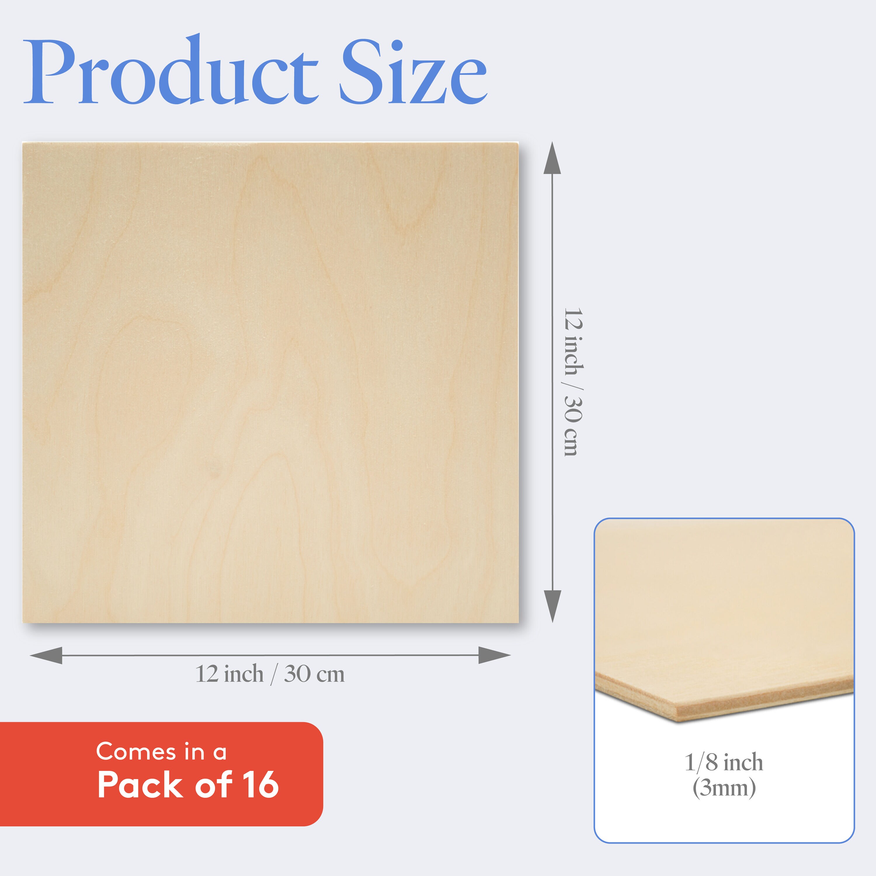 Woodpeckers Crafts MF-PLY-12-12-18-P16 Llc-Plywood - View #2