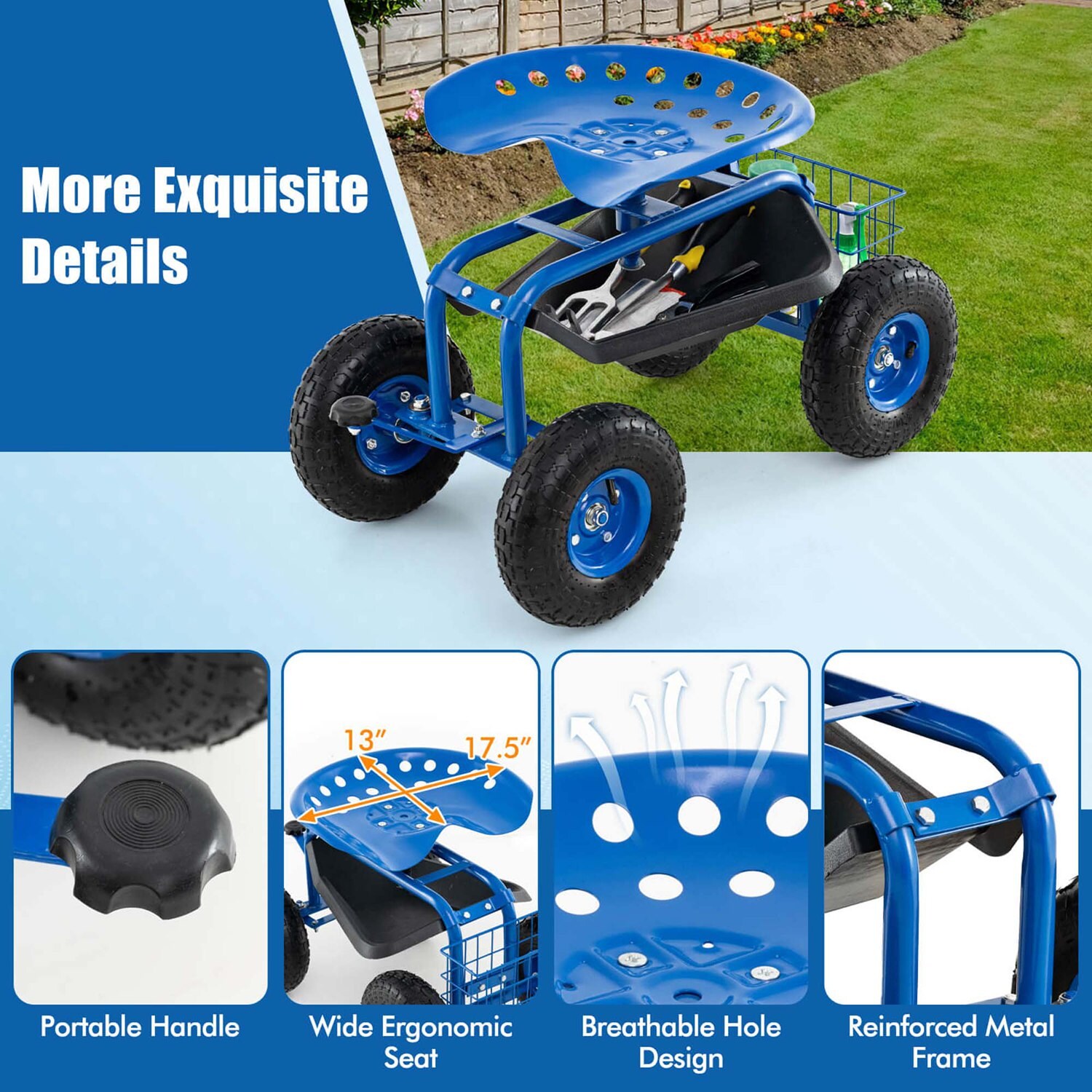 Costway CSHY005269 Yard-Carts - View #9