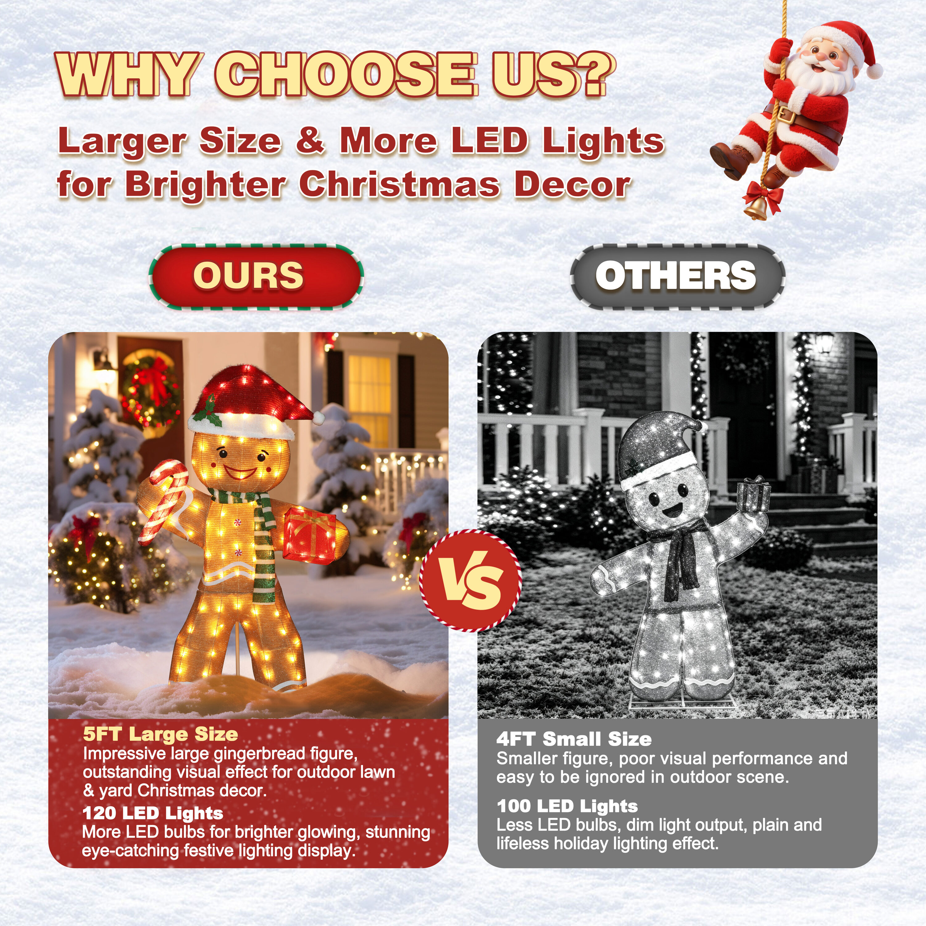 VEIKOUS PG0403-15-2 Outdoor-Christmas-Decor - View #2