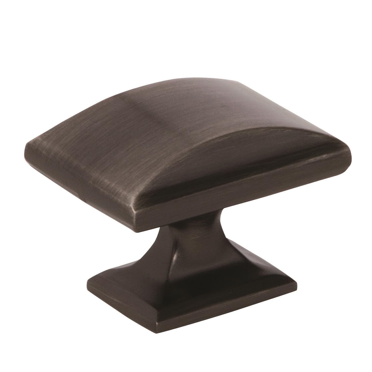Amerock 2000711 Candler 1-1/2-in Gunmetal Rectangular Transitional Cabinet Knob