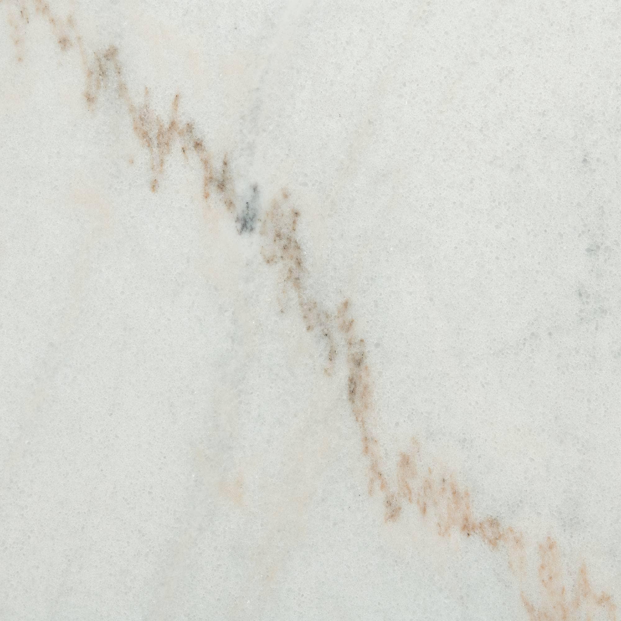 Florentina White Marble and Wood Rectangular Dining Table