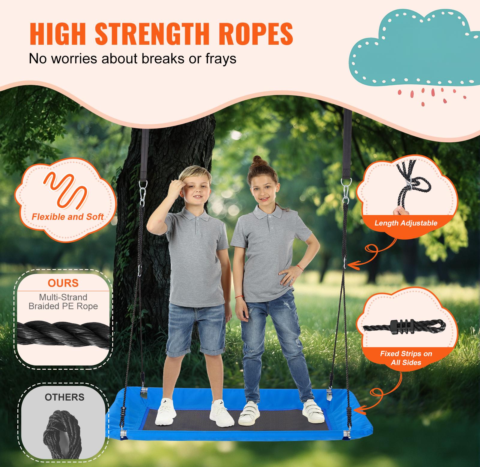 VEVOR LSJD60YCSQQL9GJAFV0 Playset-Swings - View #5