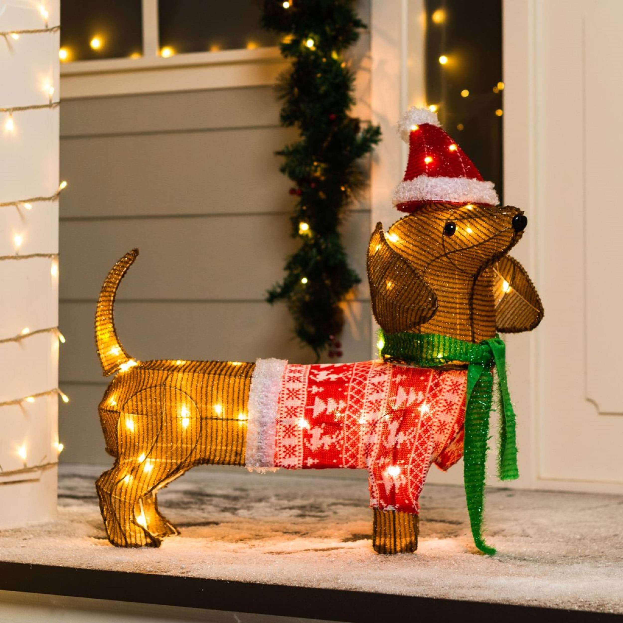 Joyin 24-in Dog (Electrical Outlet Christmas Decor in the ...