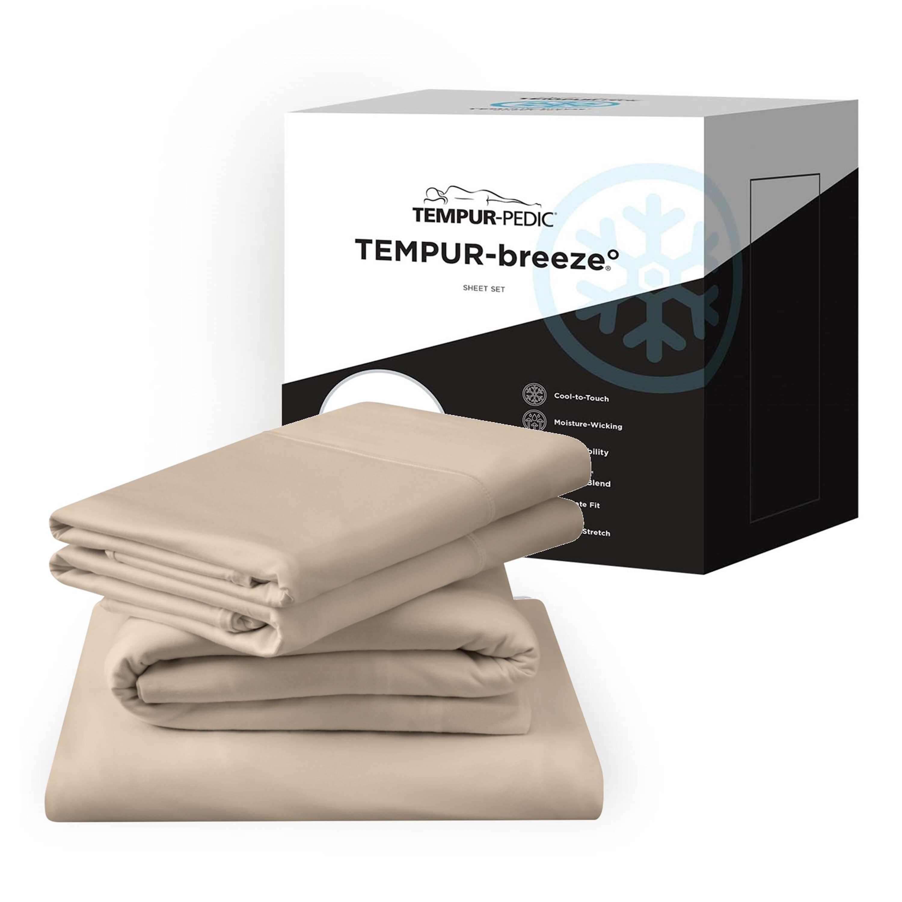 Tempur-Pedic TEMPUR-Breeze Sandstone Queen Sheet Set 40103451