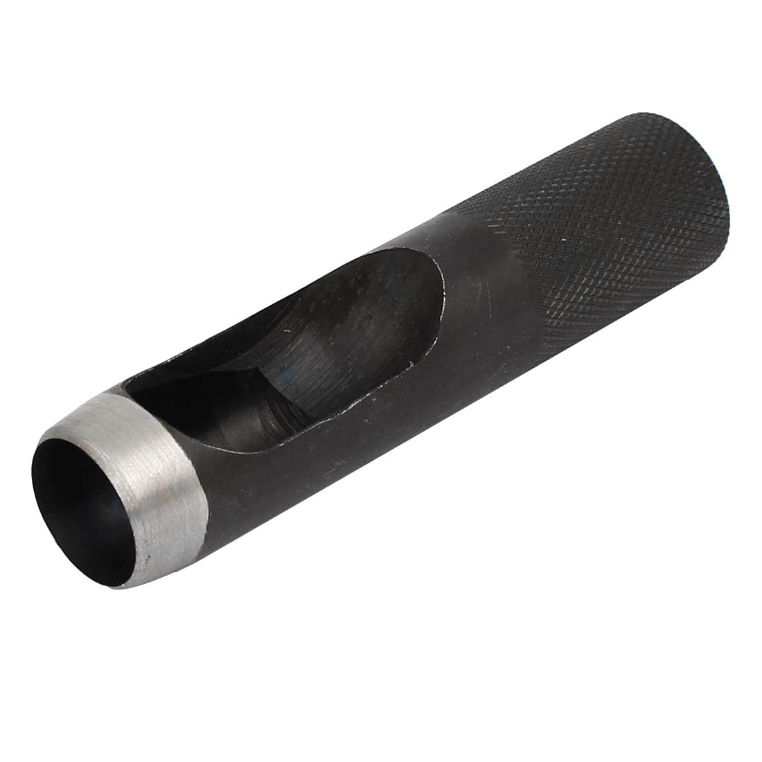 Unique Bargains 19mm Dia Metal Knurled Shank Hollow Hole Punch for Leather Gasket Strap