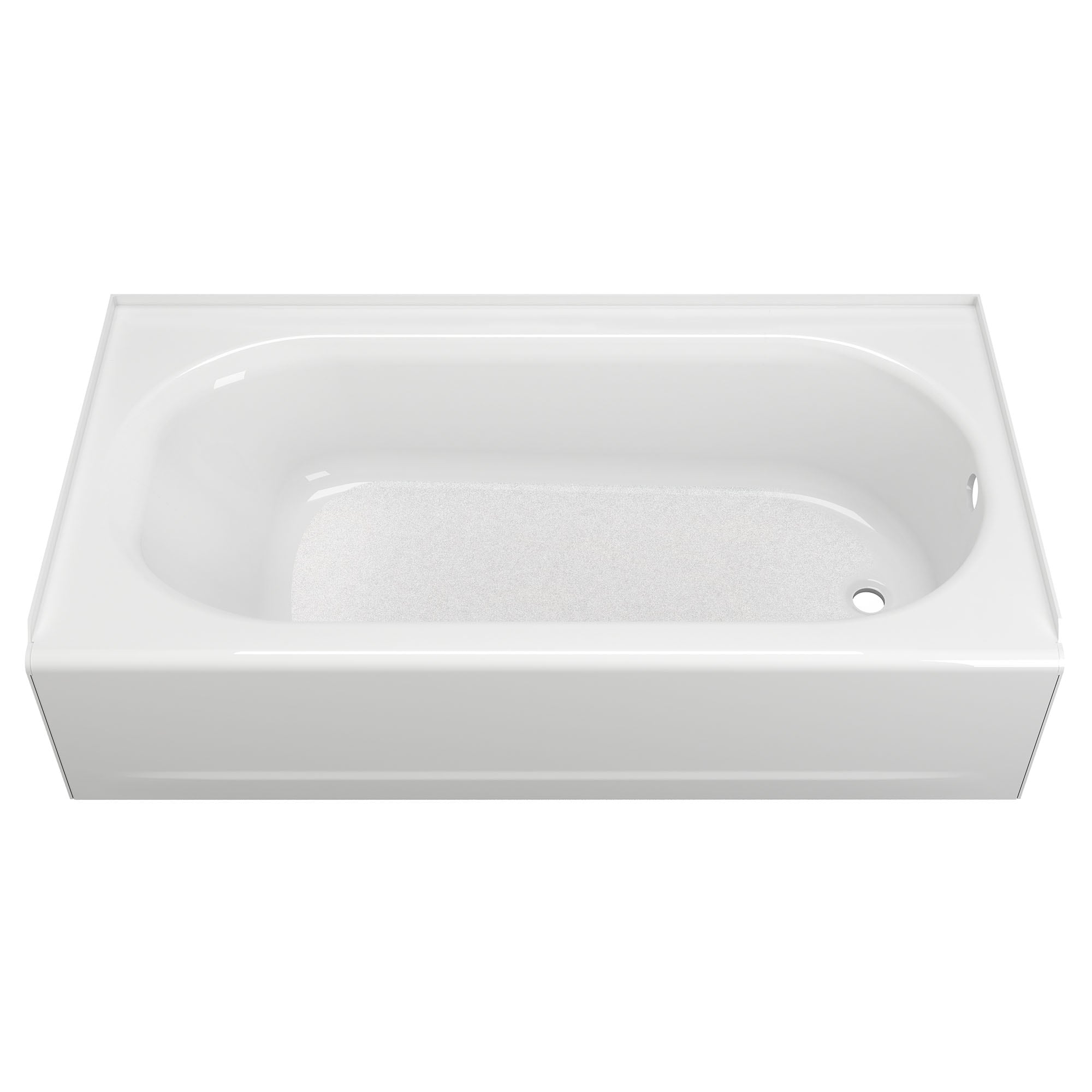 Princeton 60'' White Cast Iron Alcove Soaking Bathtub