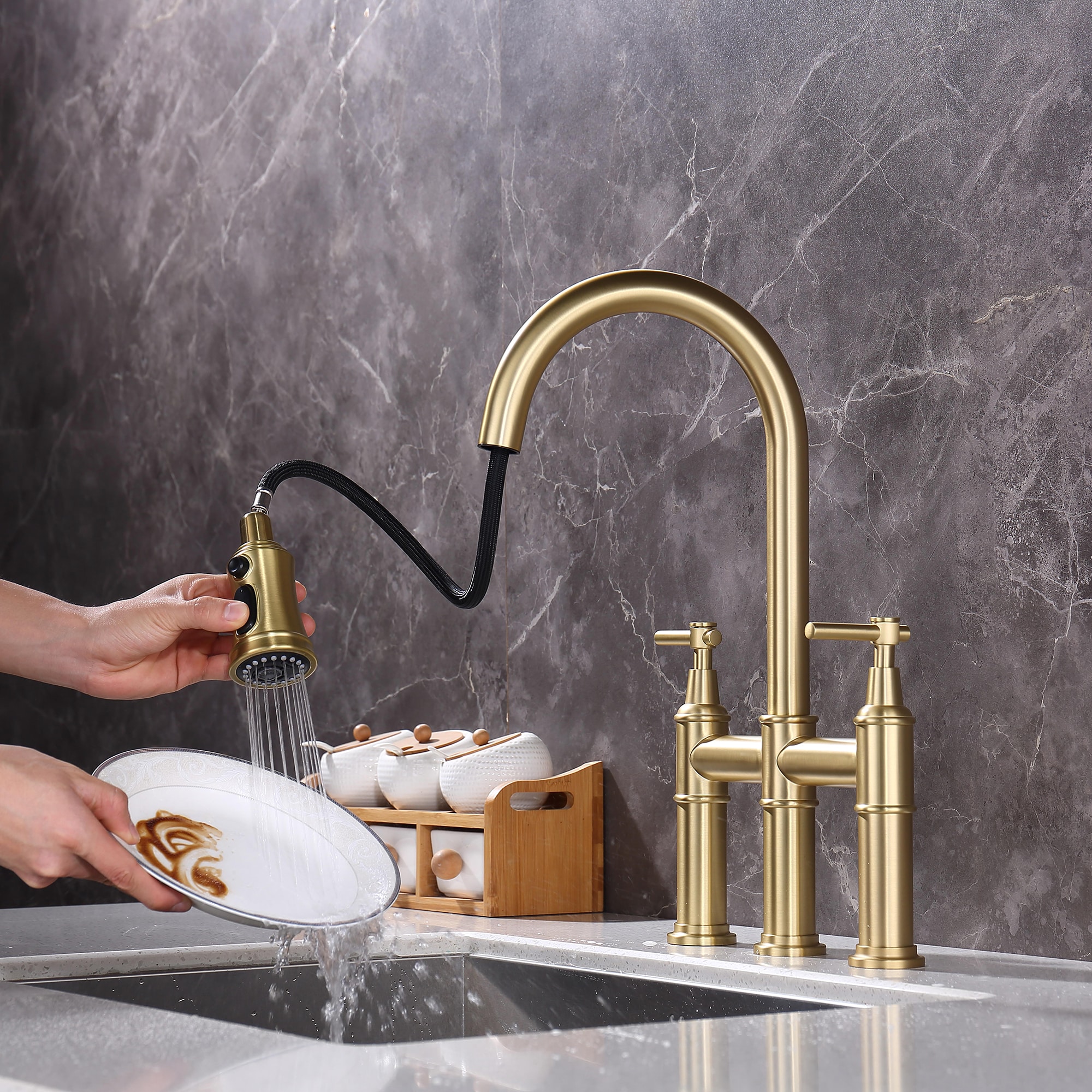 Mondawe MO227DT-GD Kitchen-Faucets - View #5