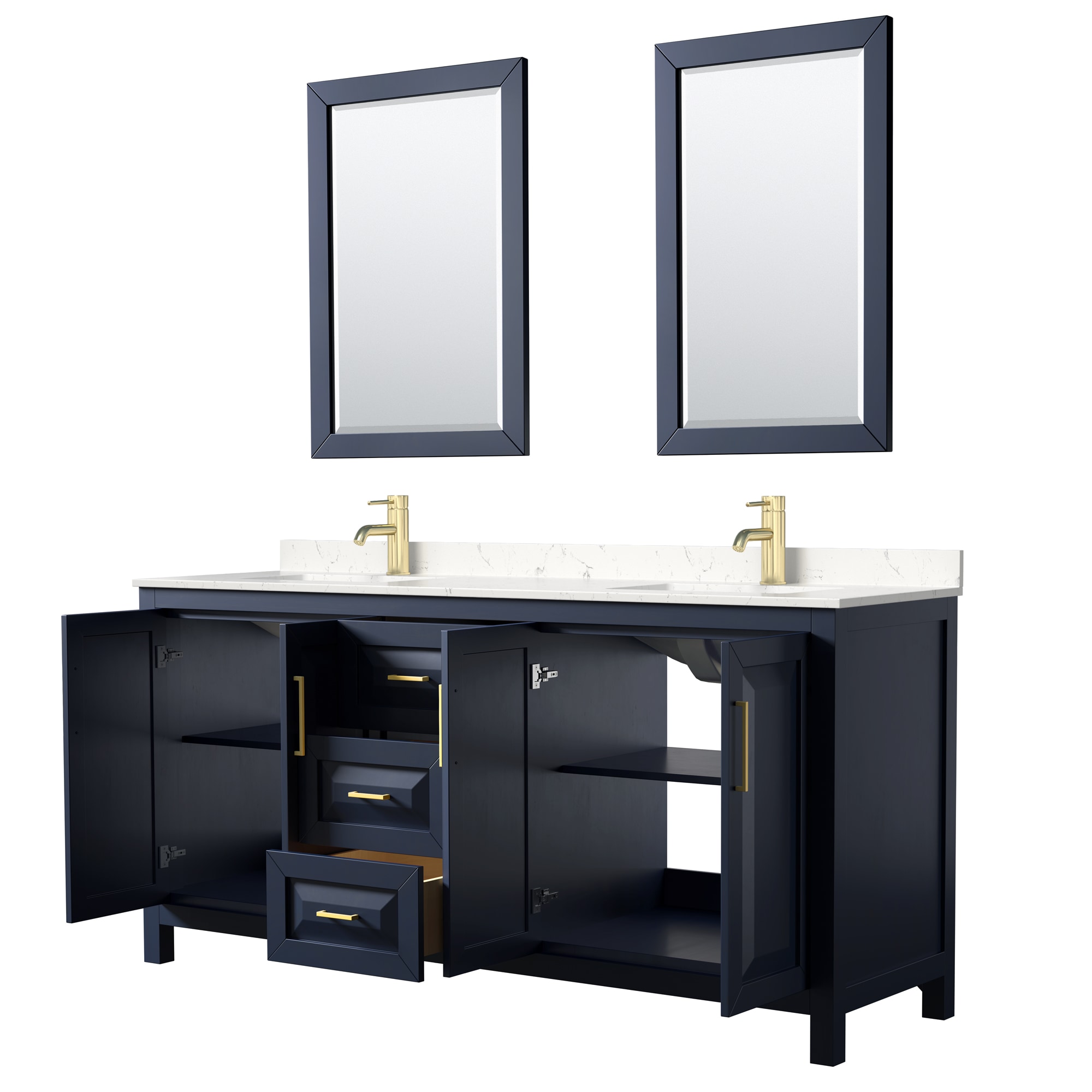 Wyndham Collection WCV252572DBLC2UNSM24 Bath-Vanity-Combo - View #2