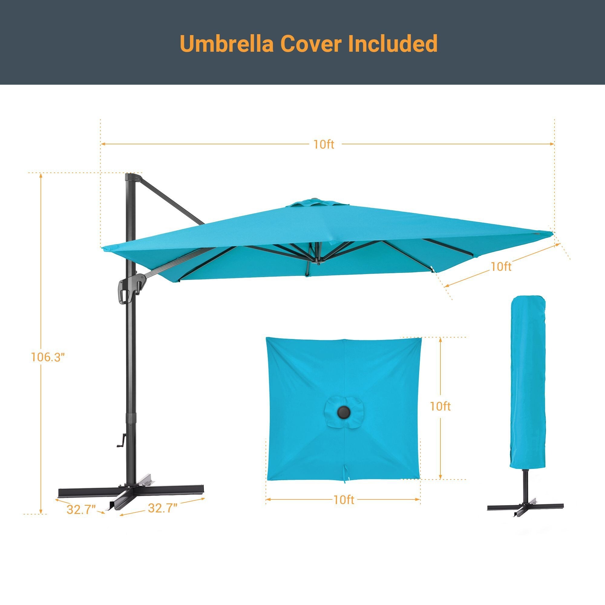 Sonkuki SD-NB33-LB Umbrellas-2 - View #2