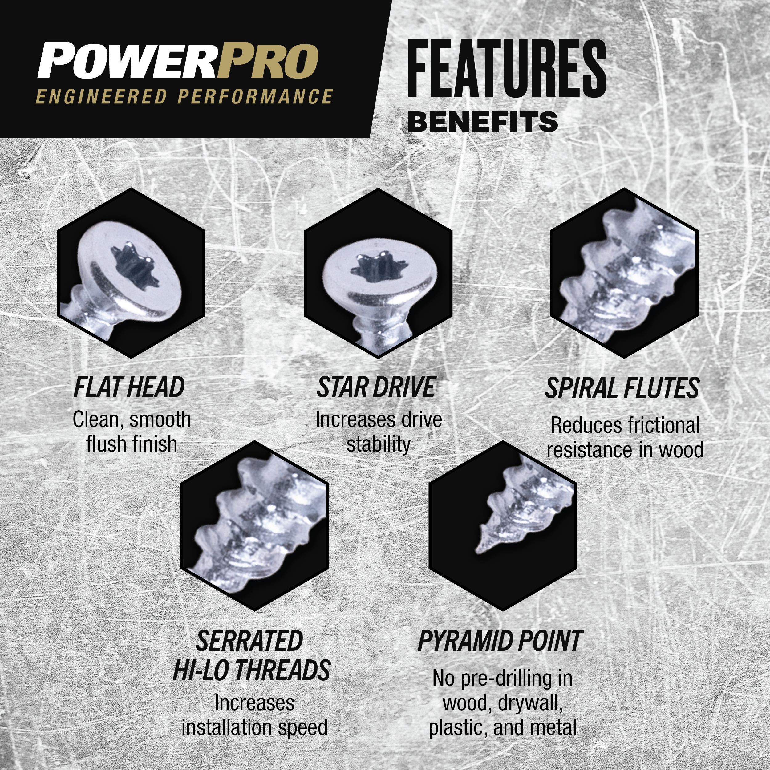 Power Pro 116706 Wood-Screws - View #4