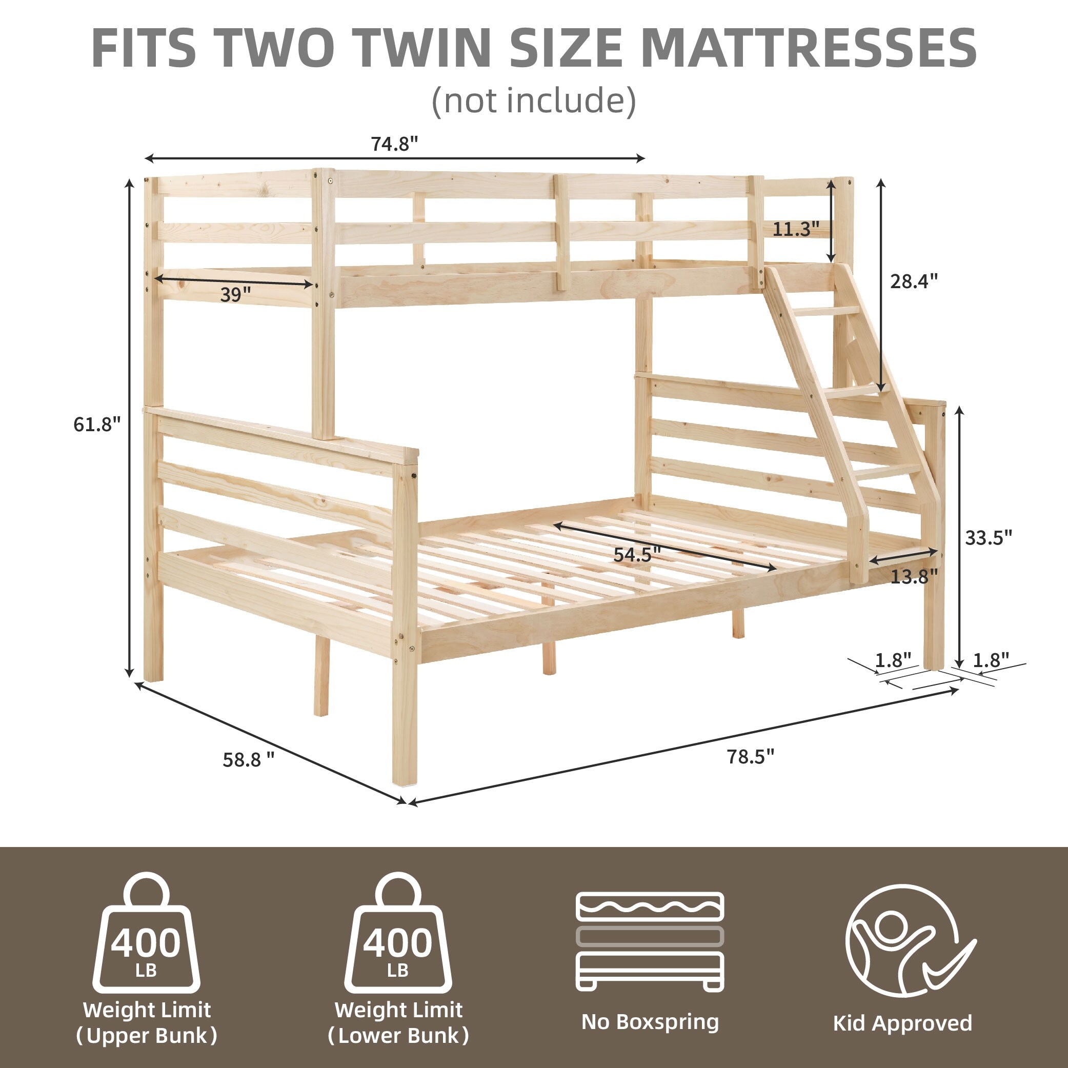 Tatayosi JJ-09020178 Bunk-Beds - View #4