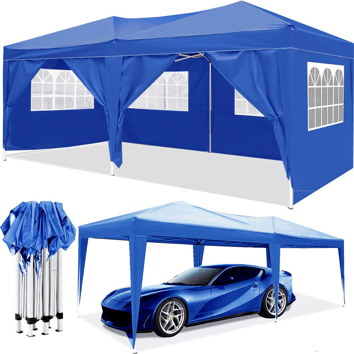 Steel Frame 10Ft X 20Ft Pop-up Party Canopy Gazebos, Pergolas ...